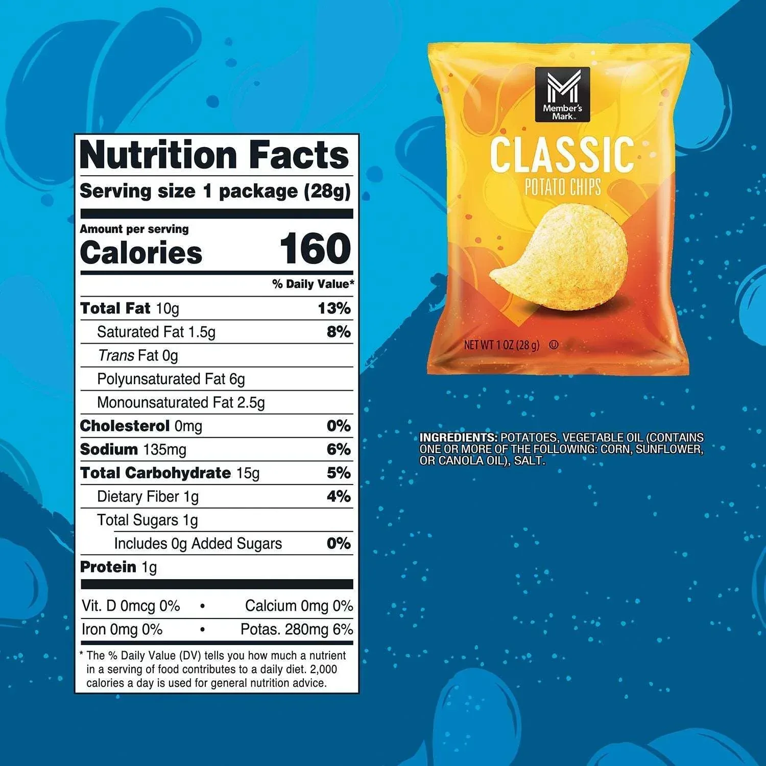 Member's Mark Variety Pack Potato Chips, 1 oz., 42 pk. - Image 2
