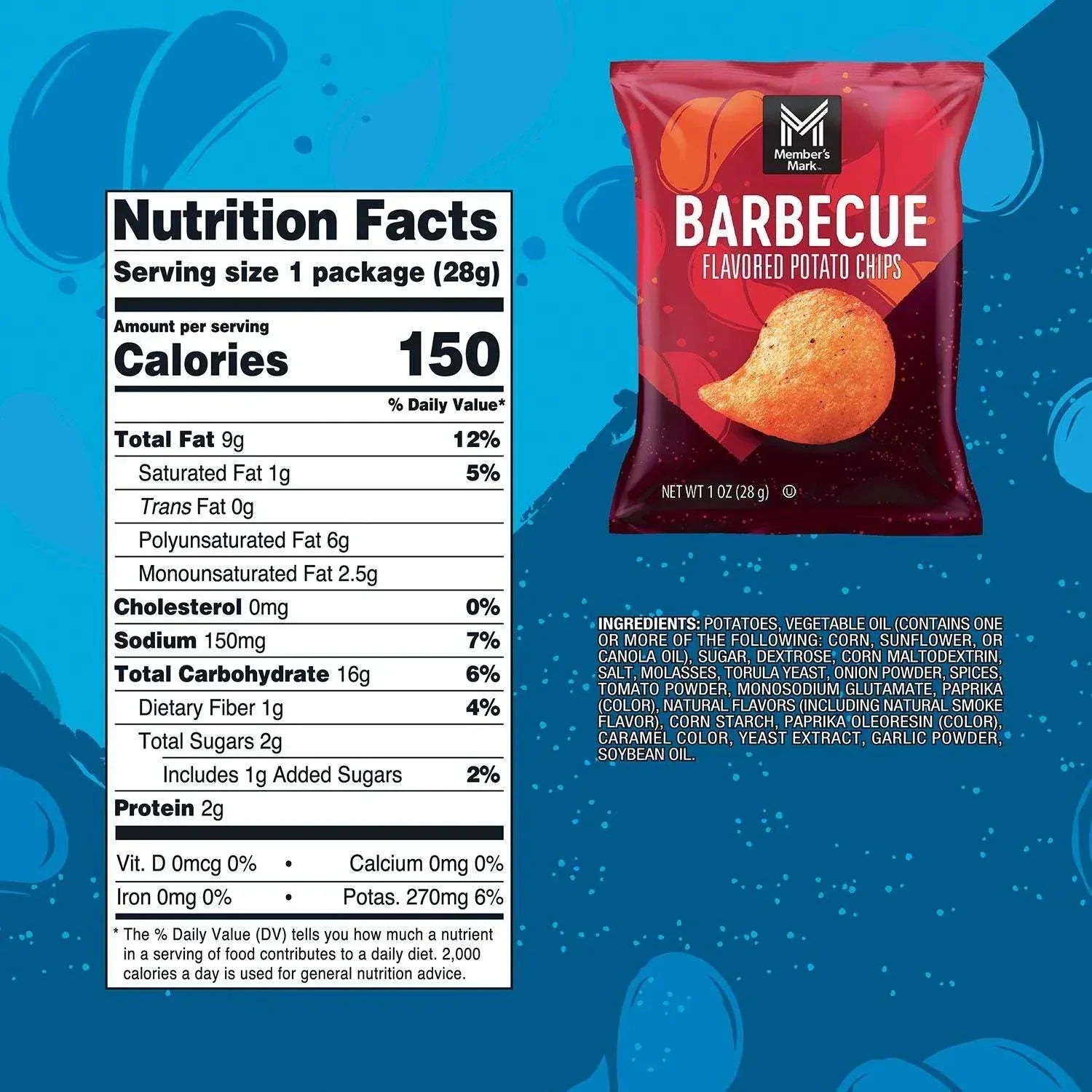 Member's Mark Variety Pack Potato Chips, 1 oz., 42 pk. - Image 3