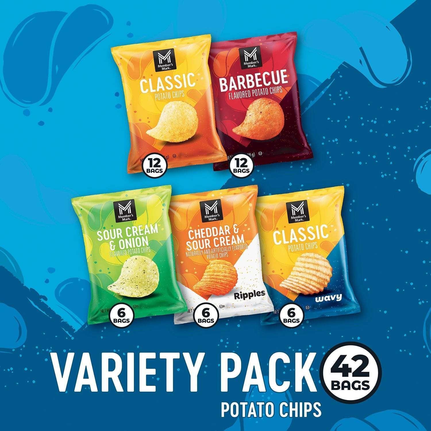 Member's Mark Variety Pack Potato Chips, 1 oz., 42 pk. - Image 7