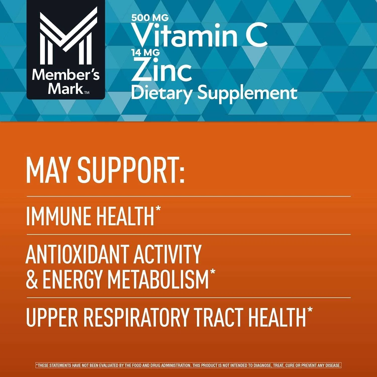 Member's Mark Vitamin C with Zinc Capsules, 400 ct. - Image 4
