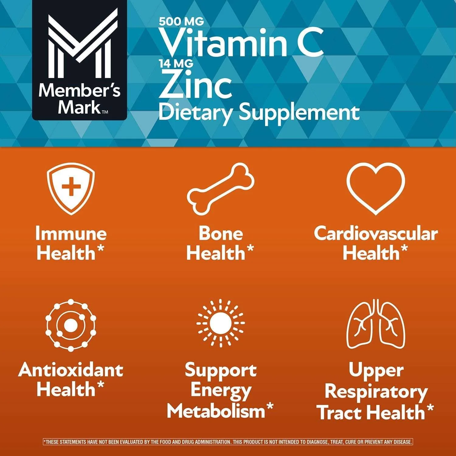 Member's Mark Vitamin C with Zinc Capsules, 400 ct. - Image 5