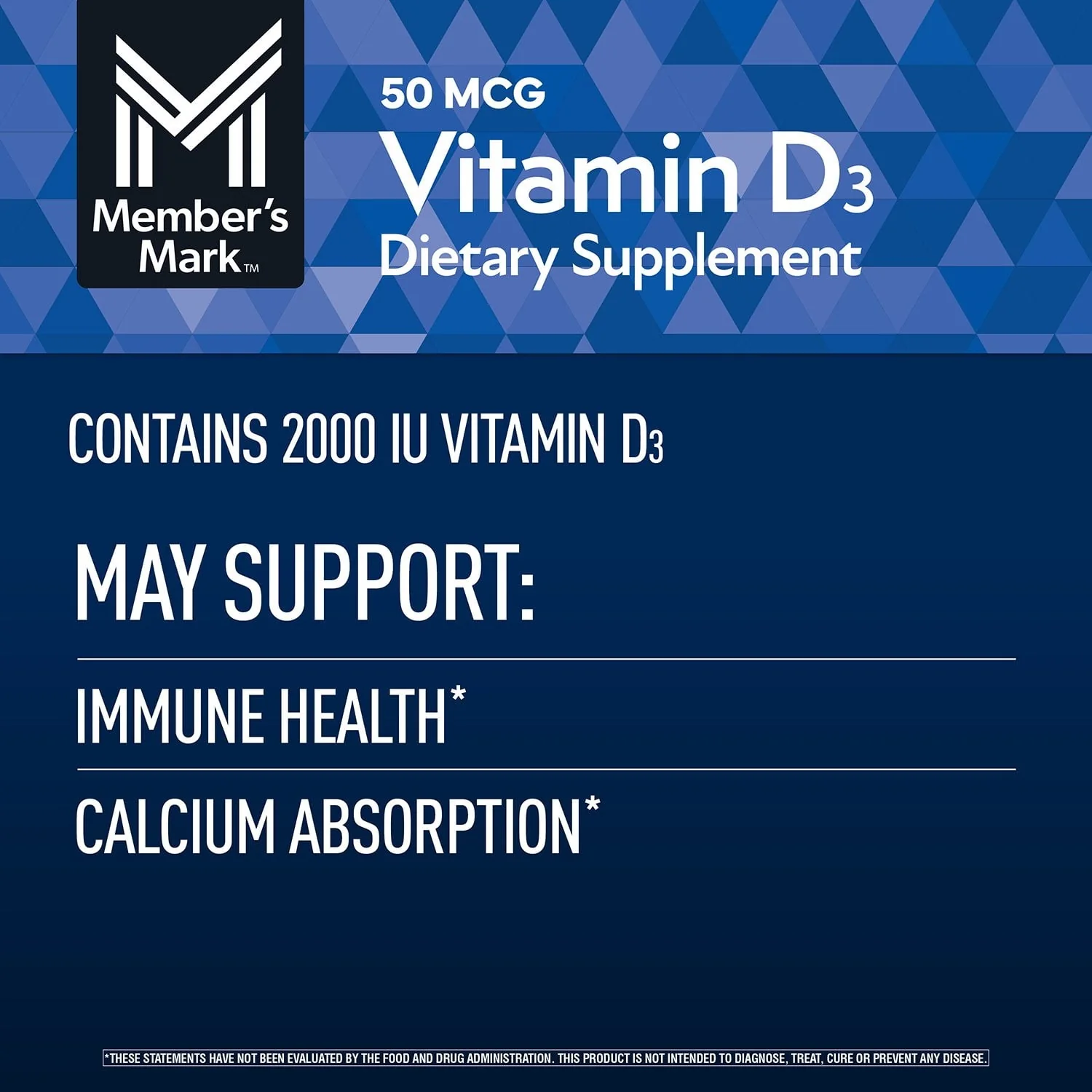 Member's Mark Vitamin D3, 50 mcg, 400 ct. - Image 4