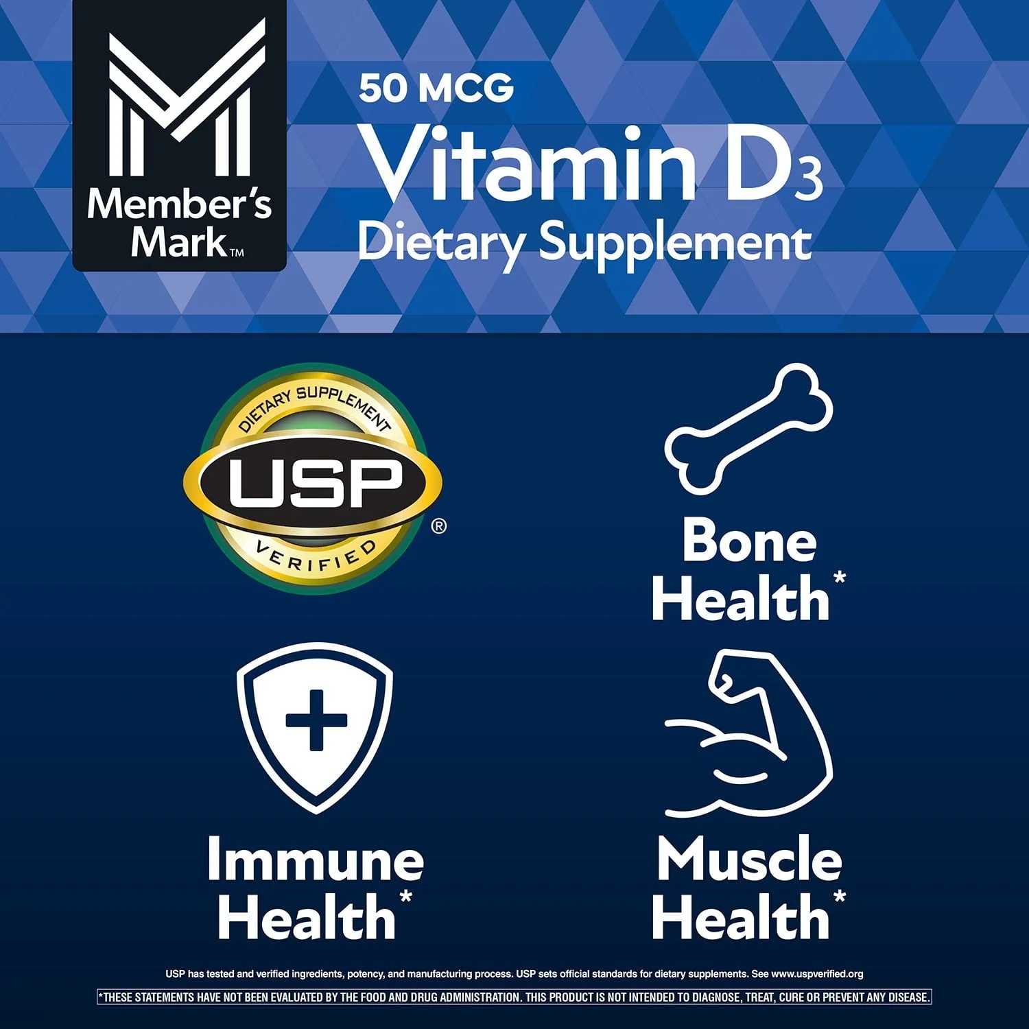 Member's Mark Vitamin D3, 50 mcg, 400 ct. - Image 5