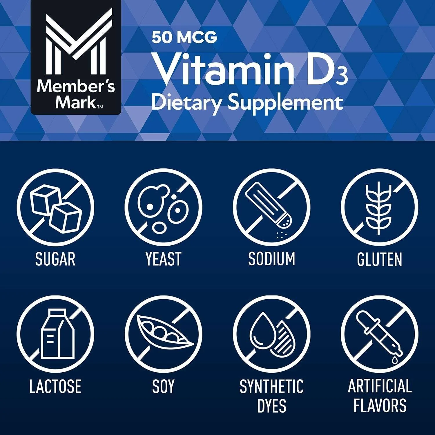 Member's Mark Vitamin D3, 50 mcg, 400 ct. - Image 6