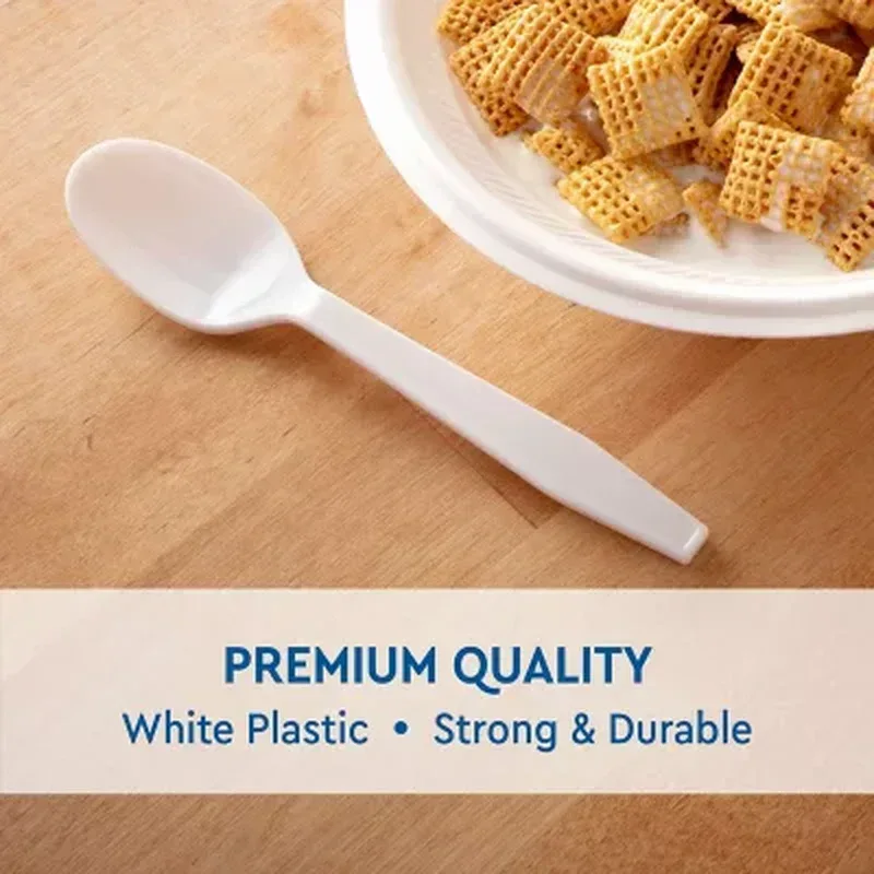 Member'S Mark White Plastic Spoons, Heavyweight (600 Ct.) - Image 3