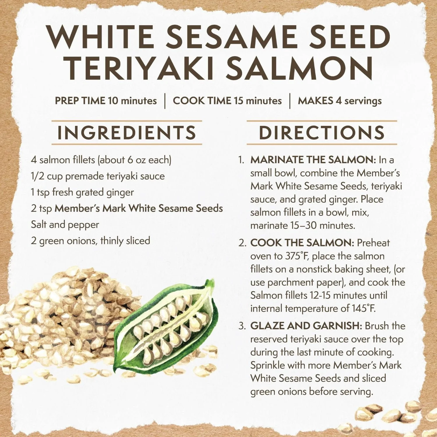Member's Mark White Sesame Seed, 20.5 oz. - Image 4