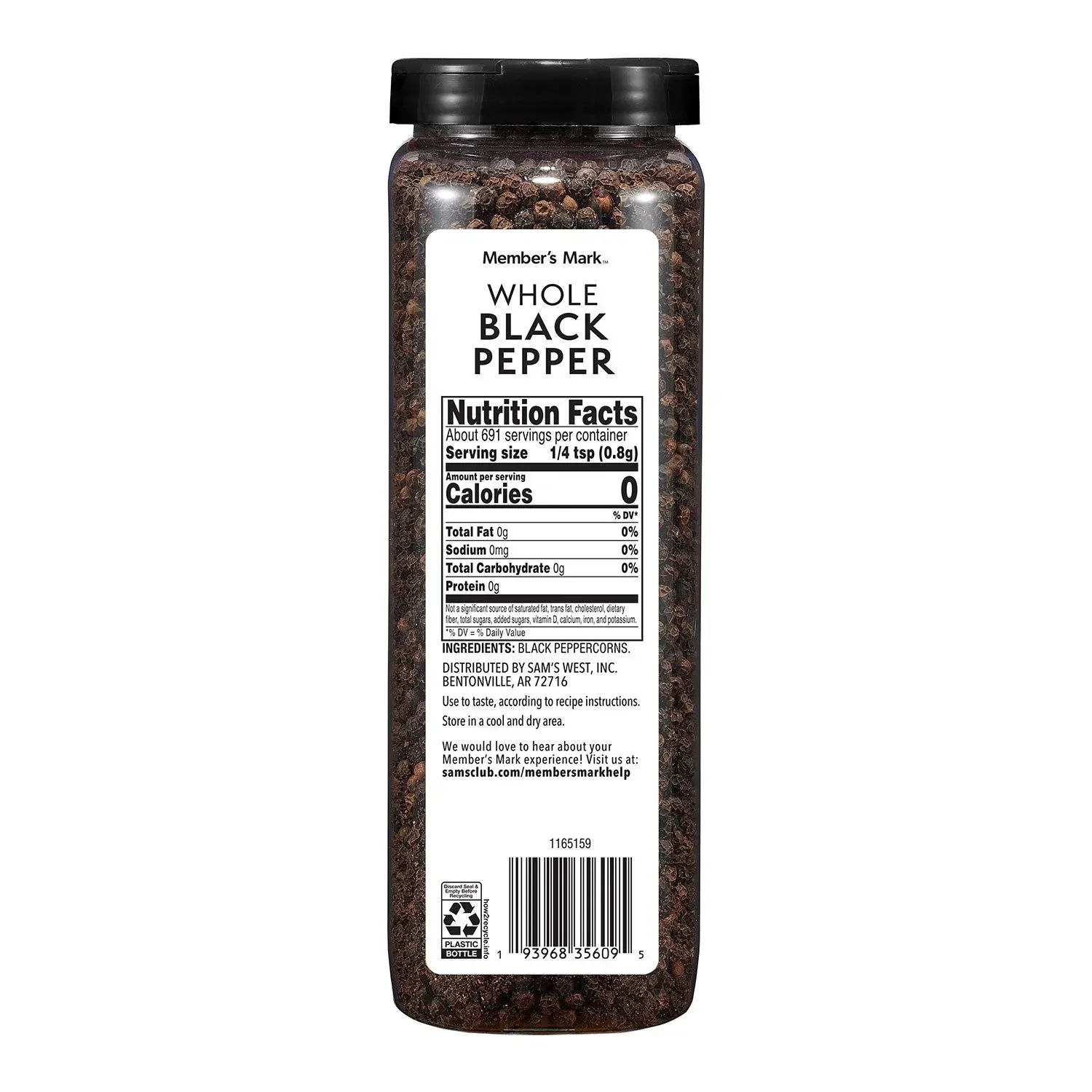 Member's Mark Whole Black Peppercorns, 19.5 oz. - Image 6