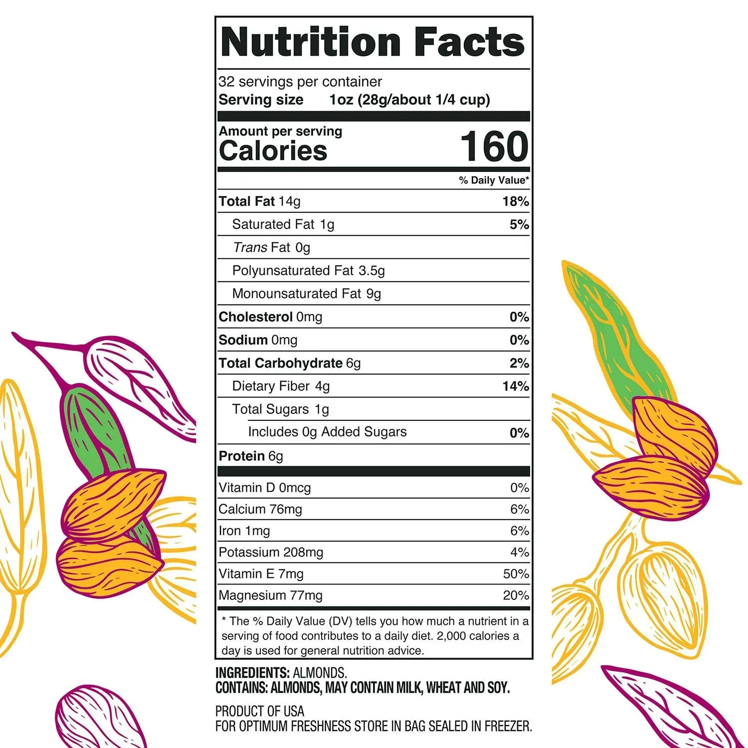 Member's Mark Whole Natural Almonds, 48 oz. - Image 2