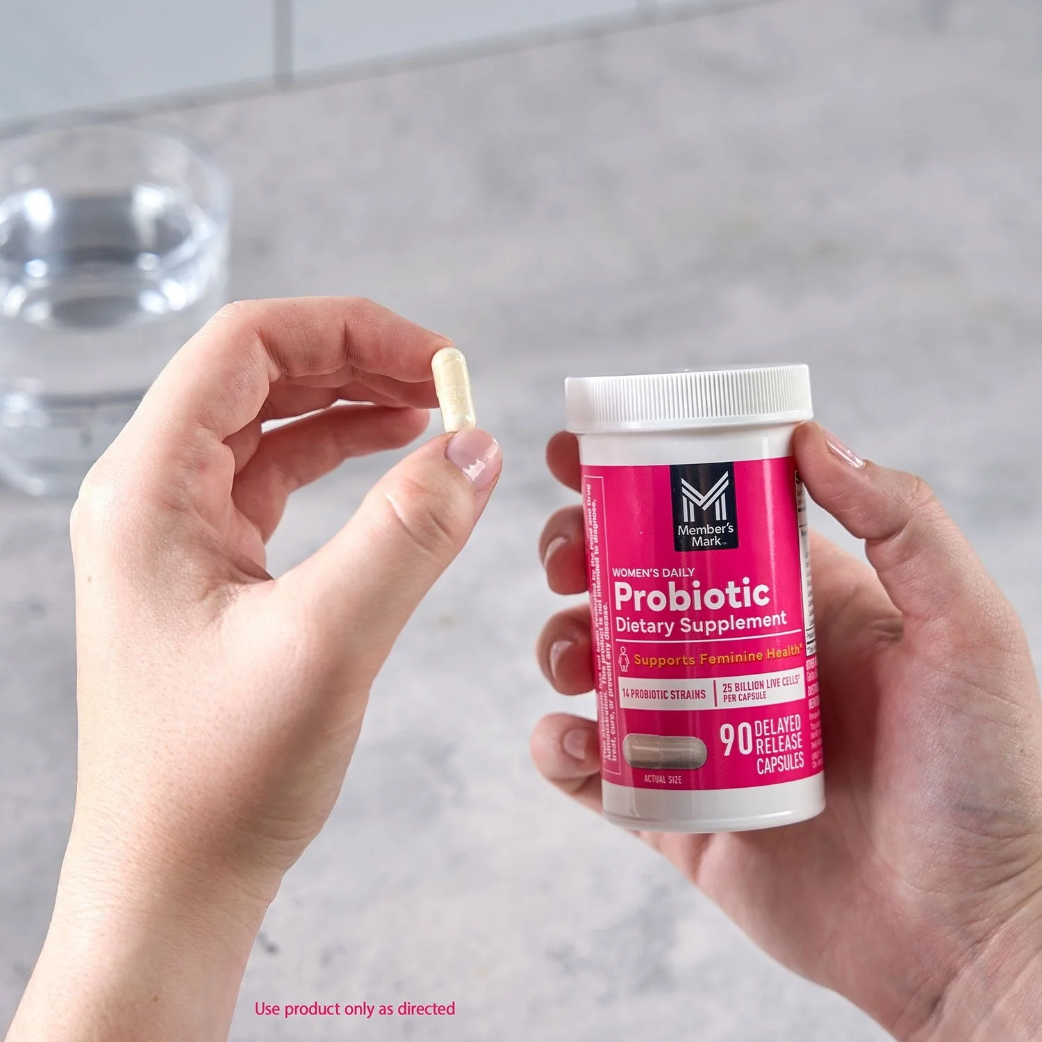 Member's Mark Women's Daily Probiotic Capsules, 90 ct. - Image 3