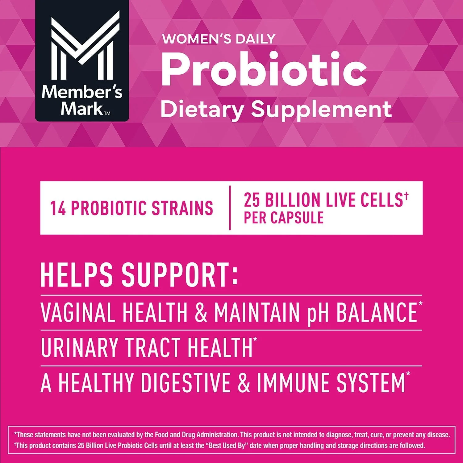 Member's Mark Women's Daily Probiotic Capsules, 90 ct. - Image 4