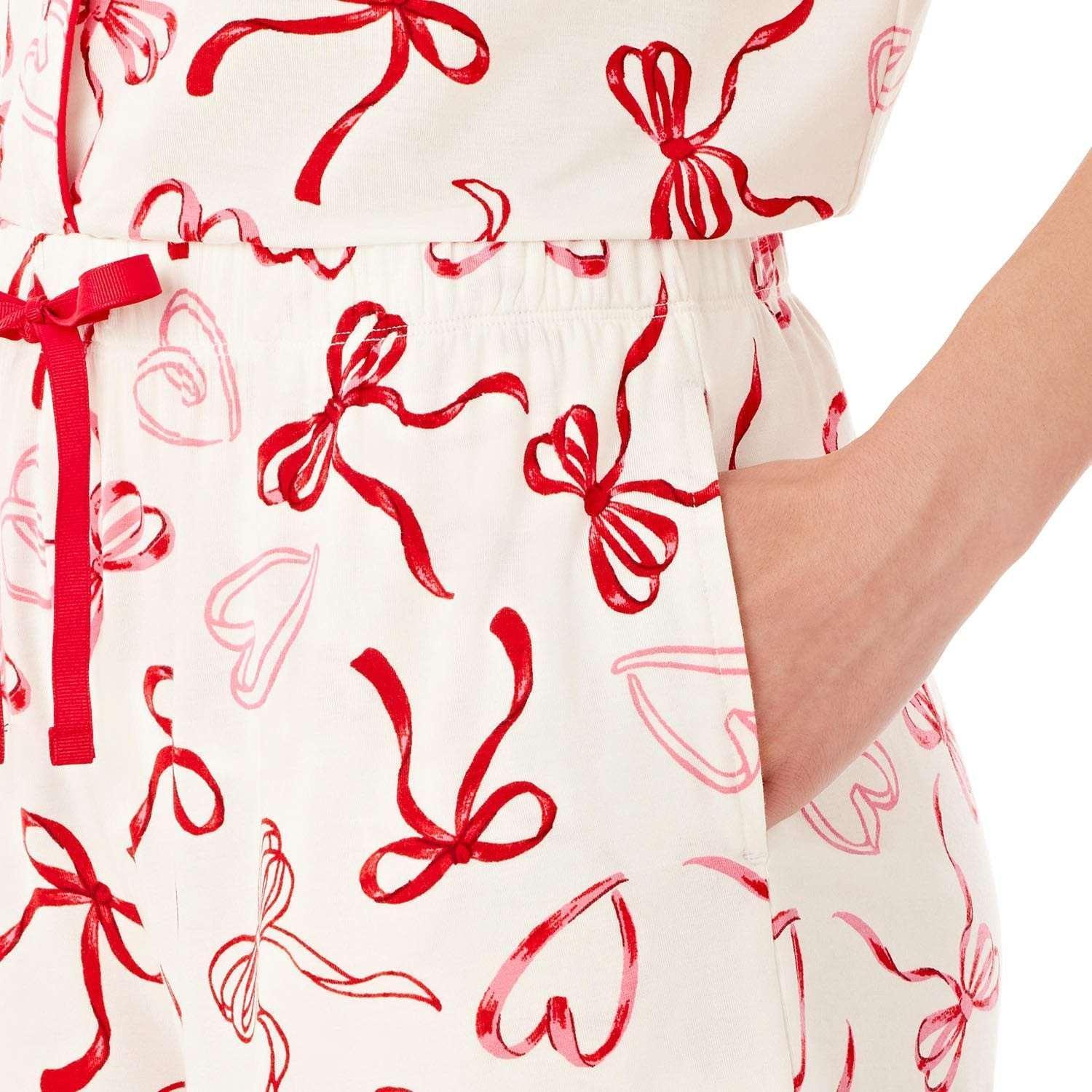 Member's Mark Women's Valentines Notch Collar Pajama Set - Image 5