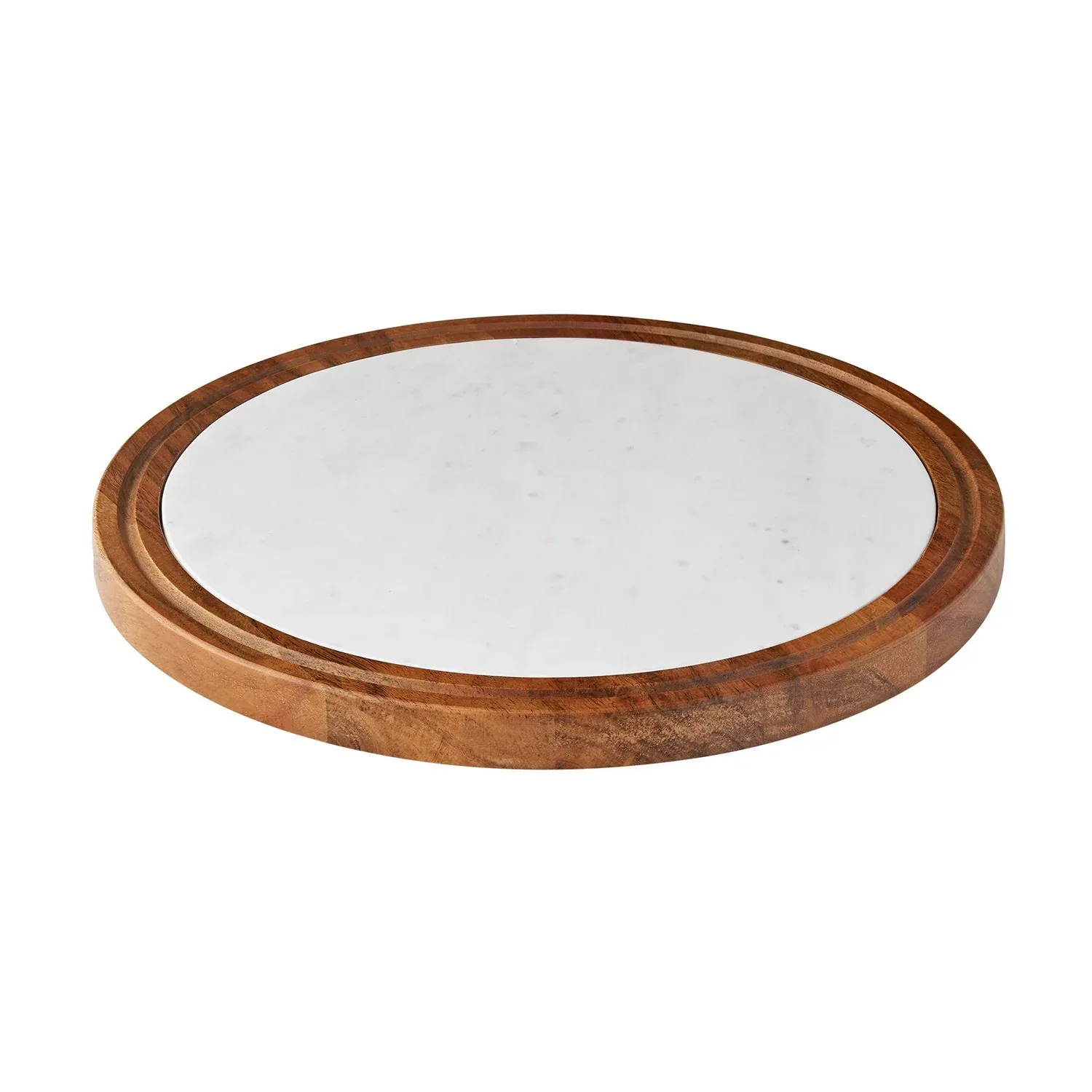 Member's Mark Wood & Marble Lazy Susan - Image 8
