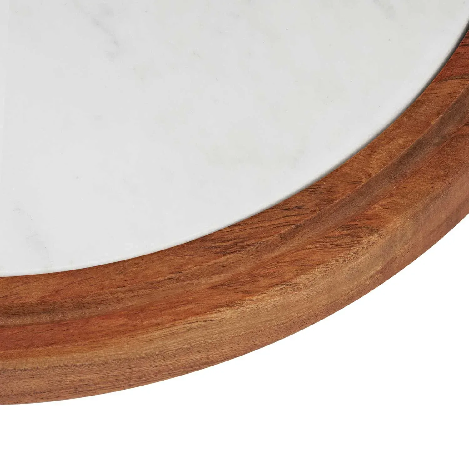 Member's Mark Wood & Marble Lazy Susan - Image 9