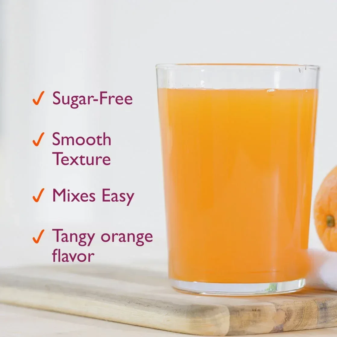 Metamucil Sugar-Free Fiber Supplement Powder for Daily Digestive Health, Orange Flavor, 30 Servings - Image 4