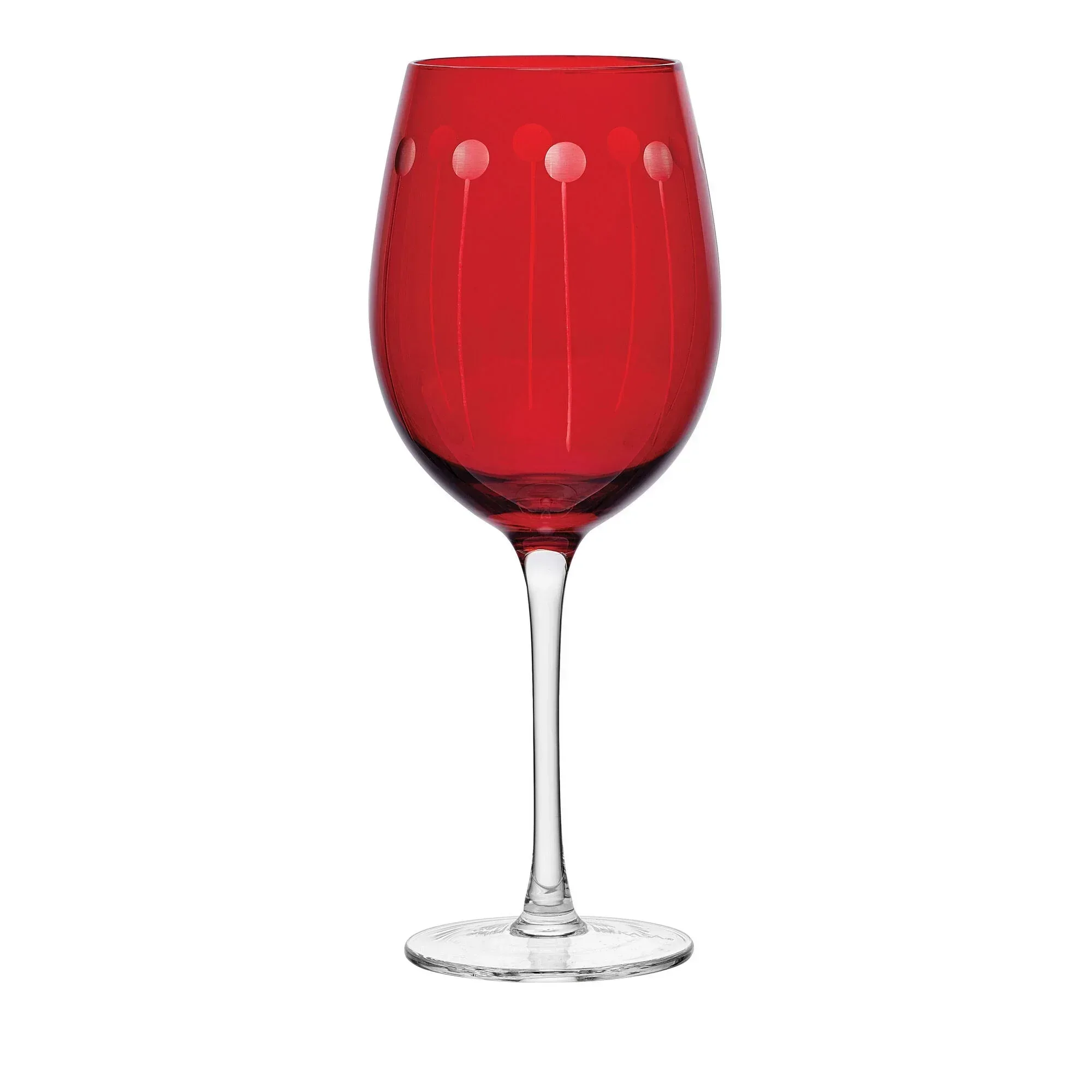 Mikasa Cheers Ruby Wine Glasses, Set of 6 - Image 3