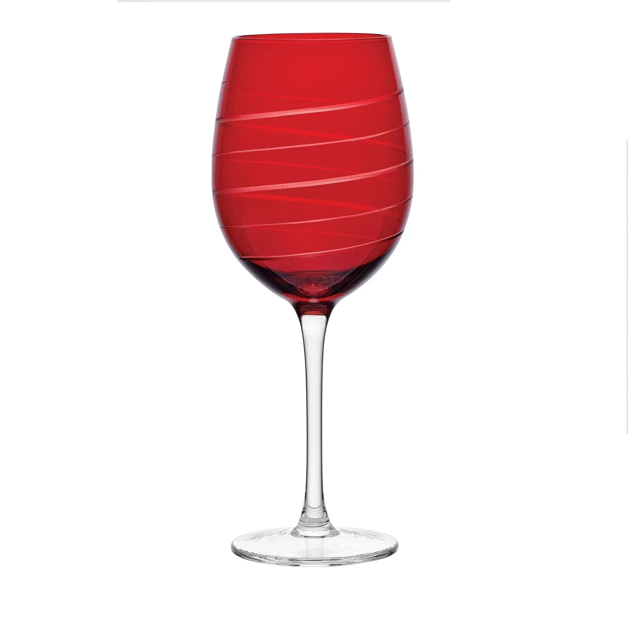 Mikasa Cheers Ruby Wine Glasses, Set of 6 - Image 9