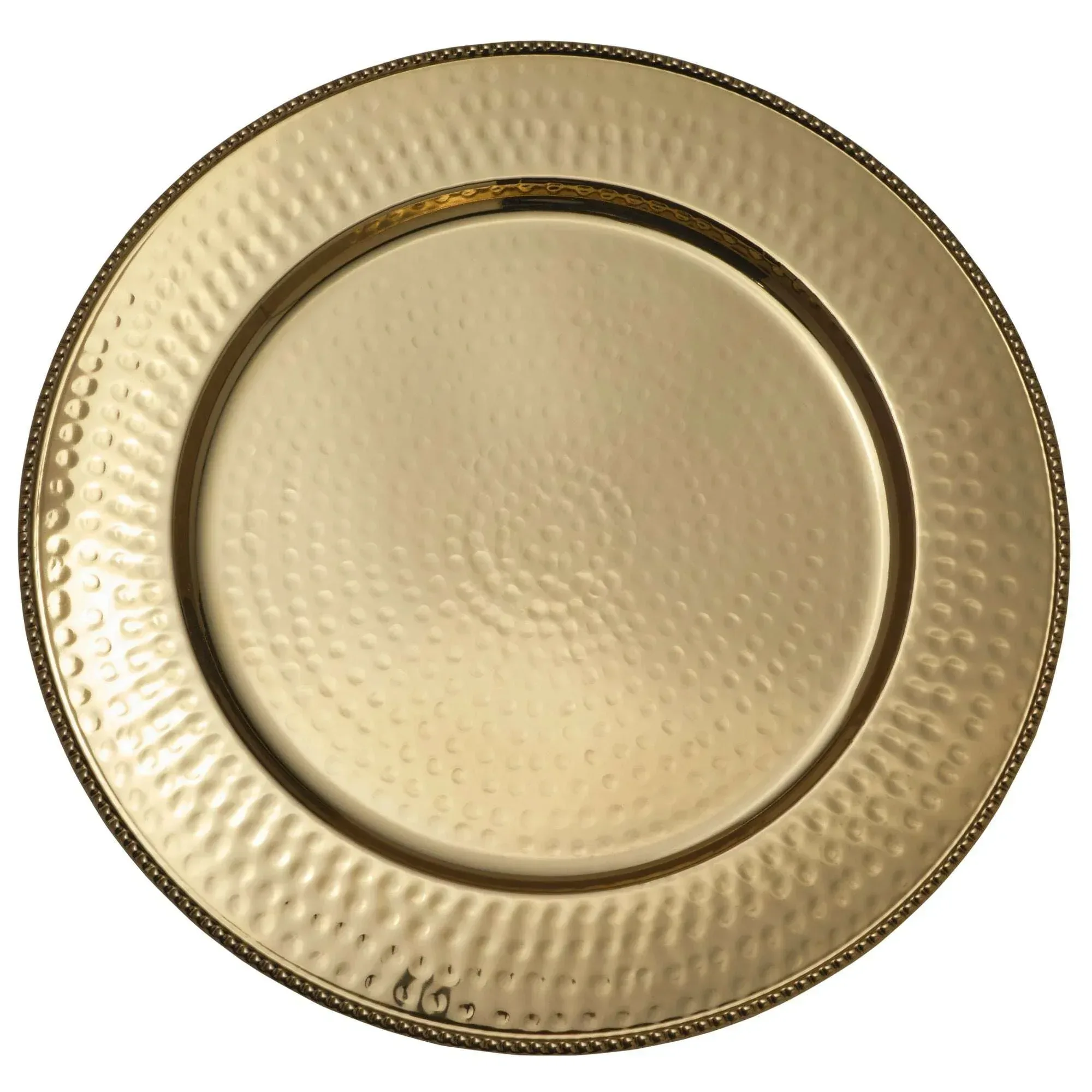 Mikasa Holiday Stainless Steel Charger Plates, Set of 4 - Image 3