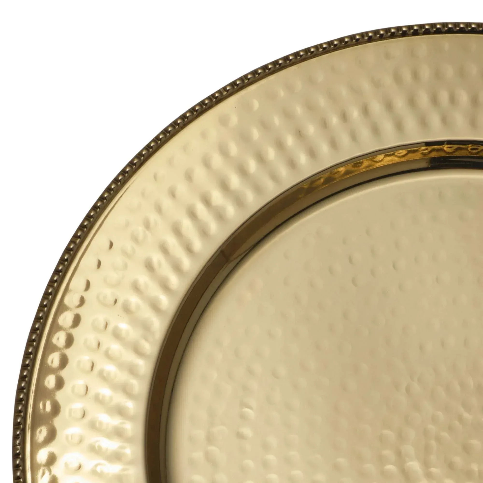 Mikasa Holiday Stainless Steel Charger Plates, Set of 4 - Image 4