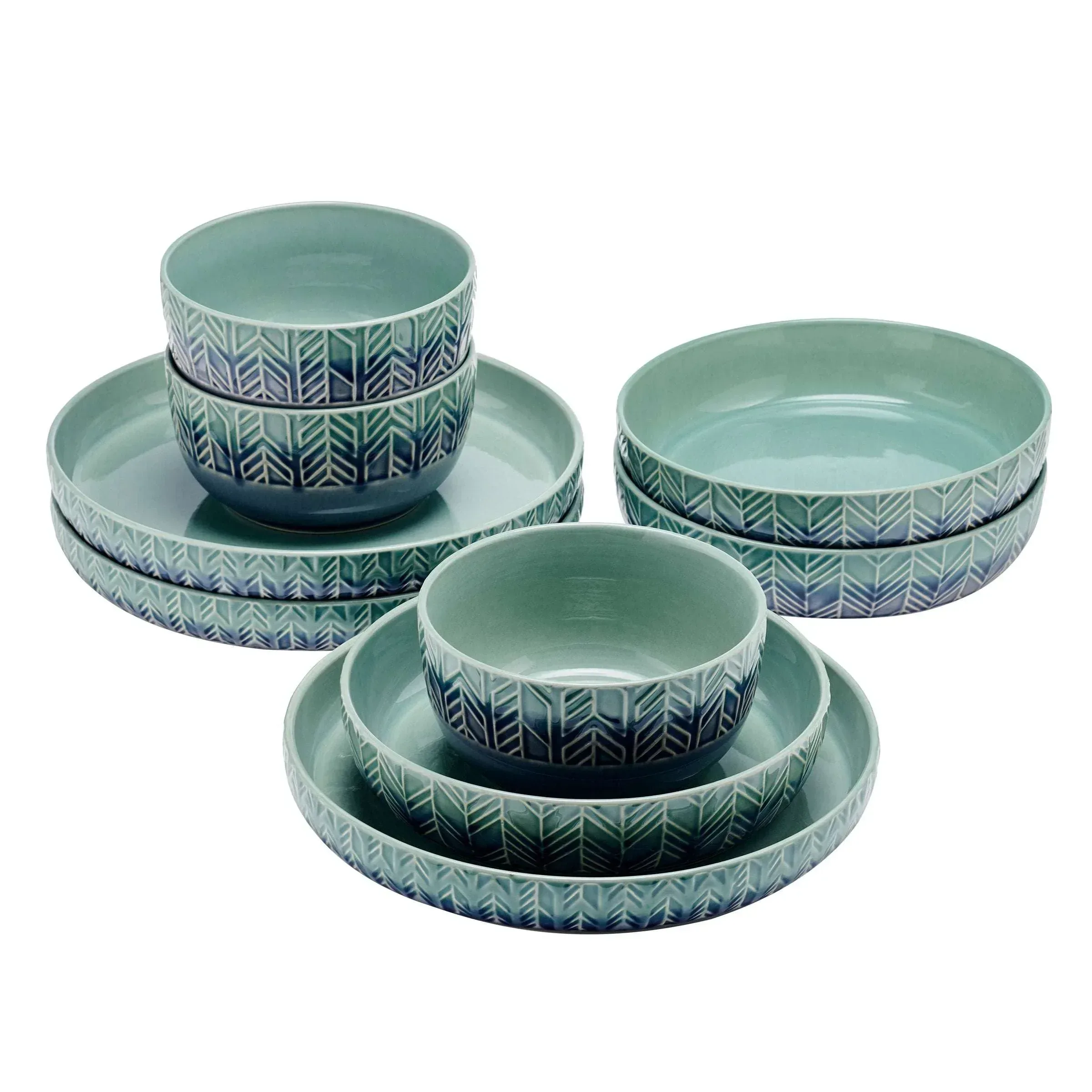 Mikasa Osborne 9-piece Stoneware Bowl Set - Image 2