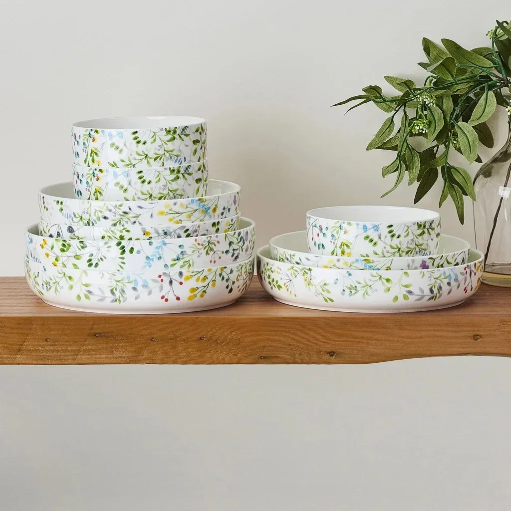 Mikasa Tivoli Garden Bone China 9-piece Bowl Set