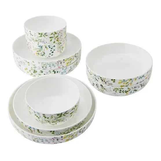 Mikasa Tivoli Garden Bone China 9-piece Bowl Set - Image 4