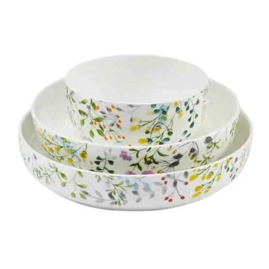 Mikasa Tivoli Garden Bone China 9-piece Bowl Set - Image 8