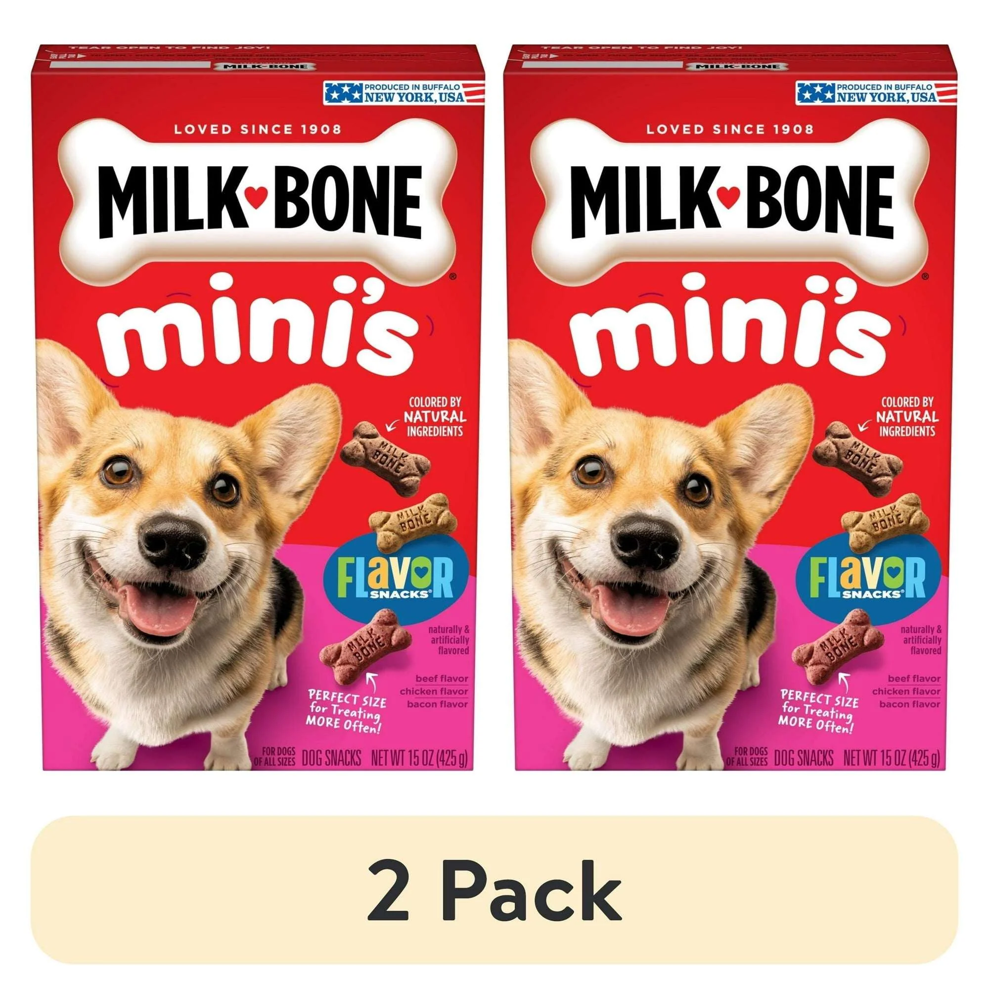 Milk Bone Flavor Snacks Mini’s Dog Biscuits, Flavored Crunchy Dog Treats, 36 oz Canister - Image 13