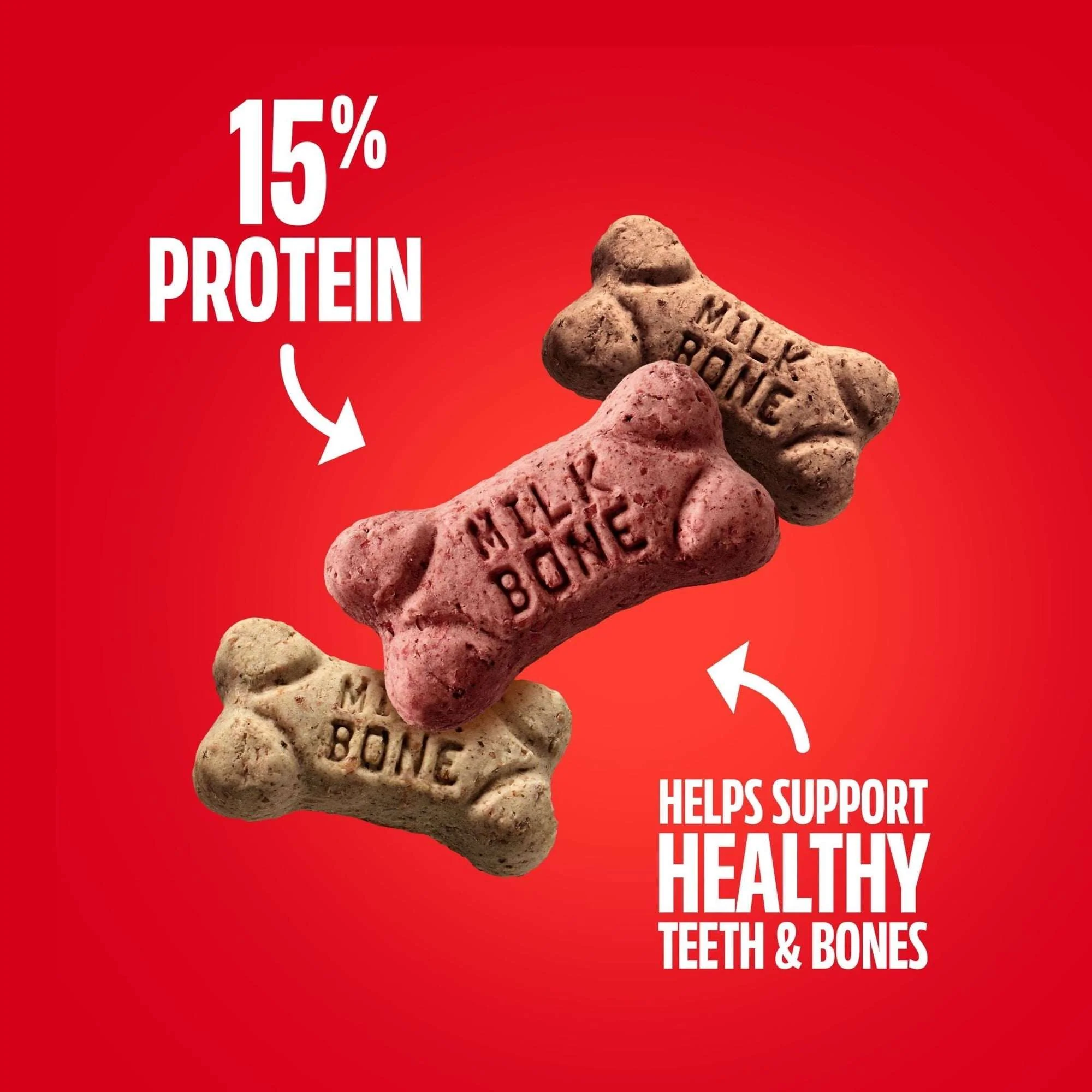 Milk Bone Flavor Snacks Mini’s Dog Biscuits, Flavored Crunchy Dog Treats, 36 oz Canister - Image 18