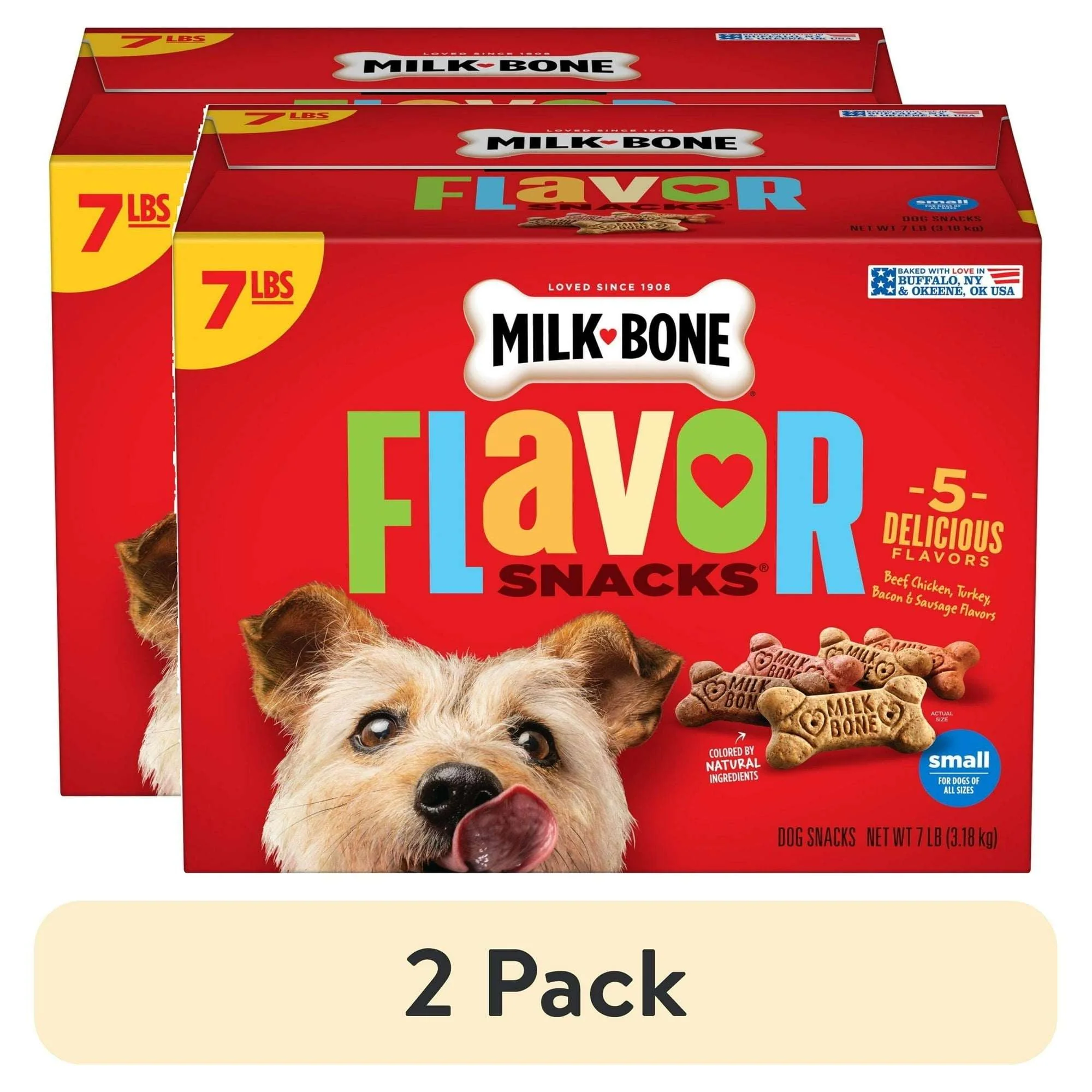 Milk Bone Flavor Snacks Small Dog Biscuits, Flavored Crunchy Dog Treats - Image 11