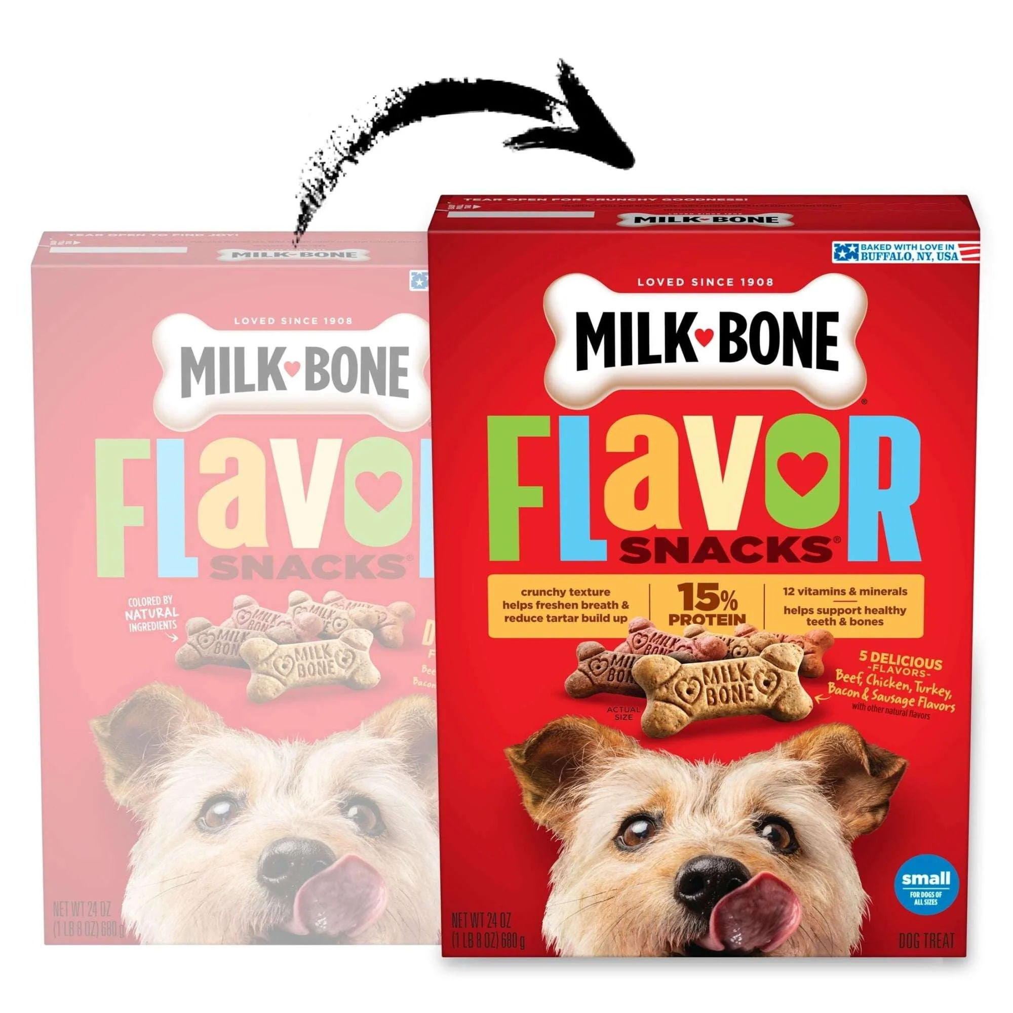 Milk Bone Flavor Snacks Small Dog Biscuits, Flavored Crunchy Dog Treats - Image 14