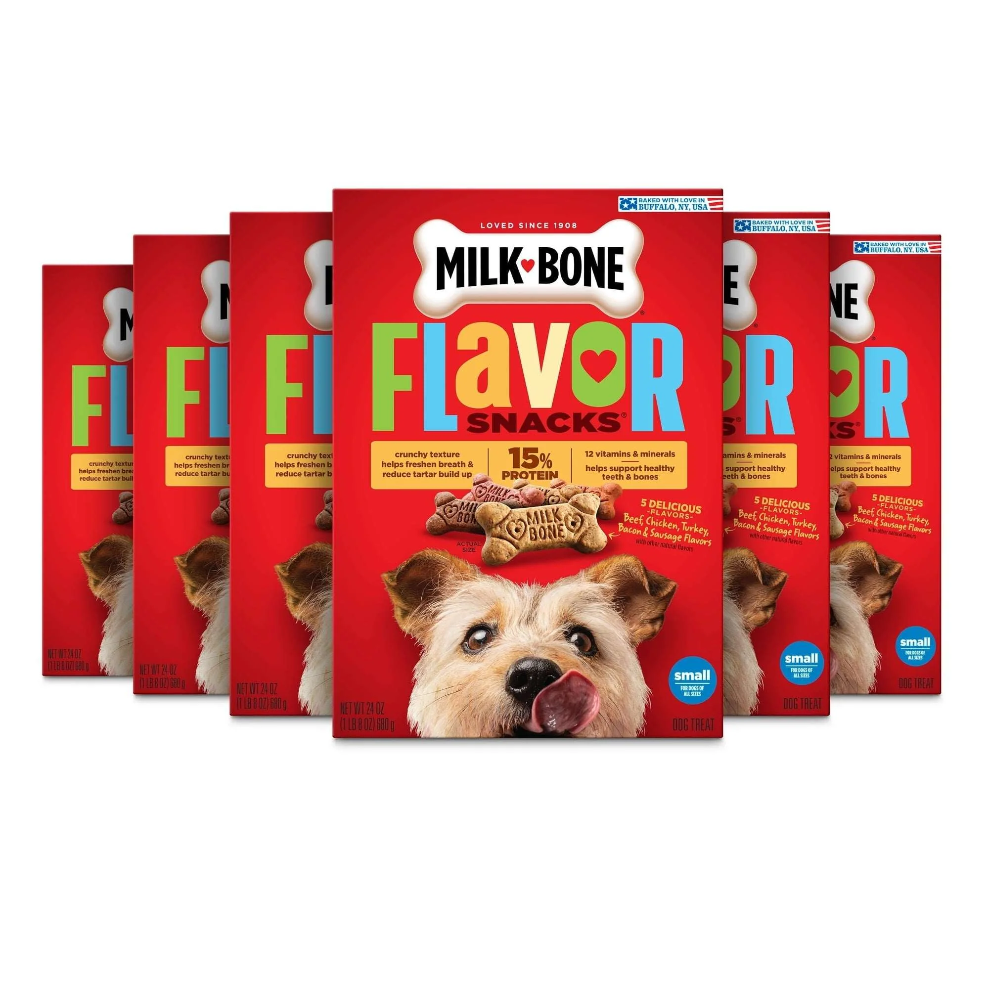 Milk Bone Flavor Snacks Small Dog Biscuits, Flavored Crunchy Dog Treats - Image 20