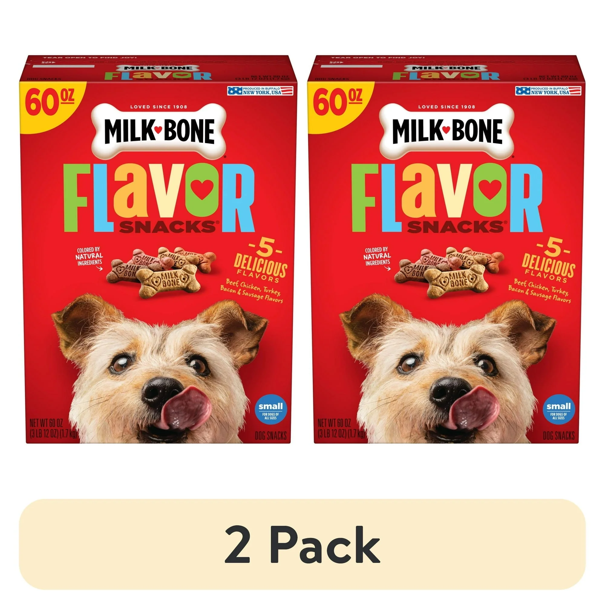 Milk Bone Flavor Snacks Small Dog Biscuits, Flavored Crunchy Dog Treats - Image 28