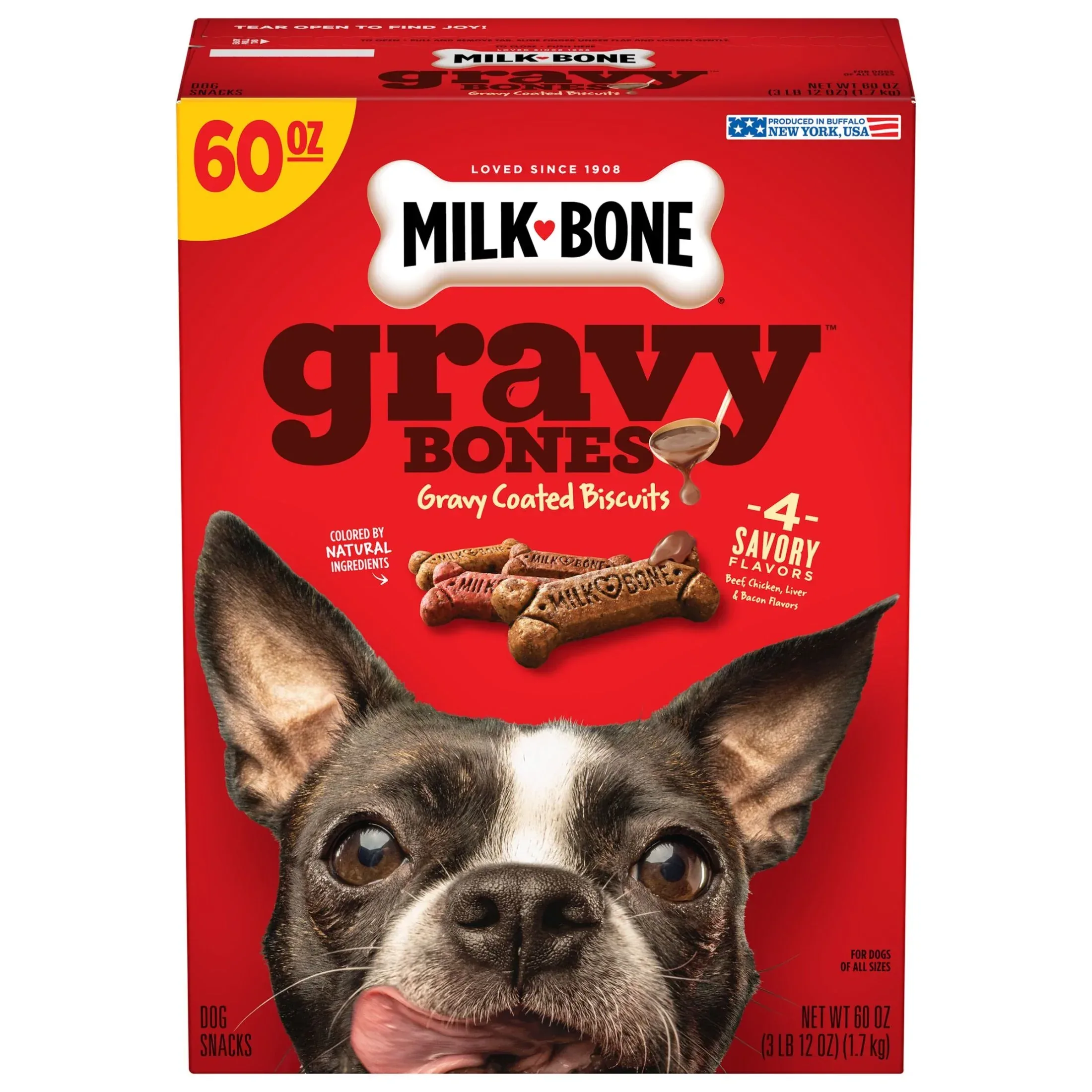 Milk Bone GravyBones Dog Biscuits, Small Dog Treats, 7 lb. - Image 10