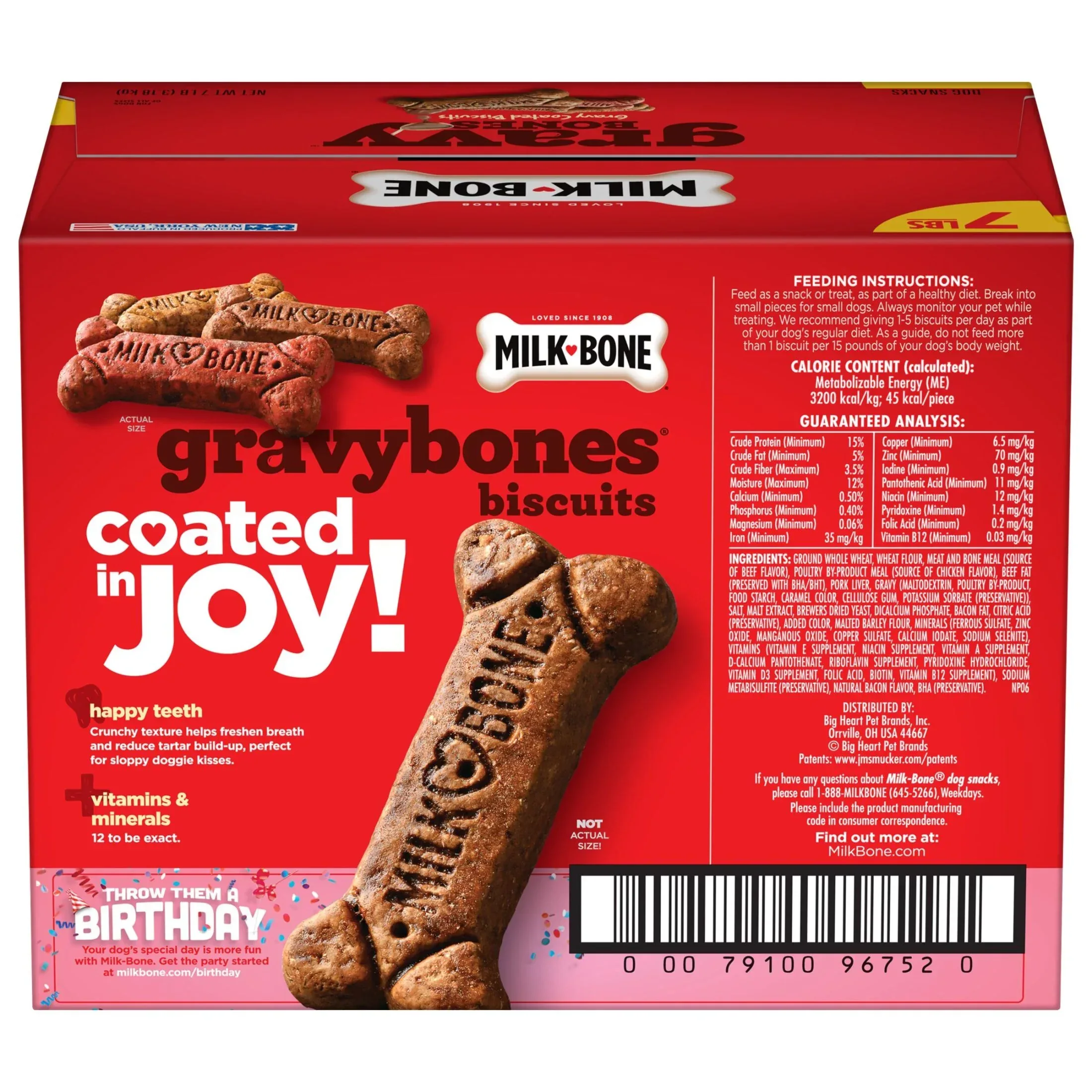 Milk Bone GravyBones Dog Biscuits, Small Dog Treats, 7 lb. - Image 7