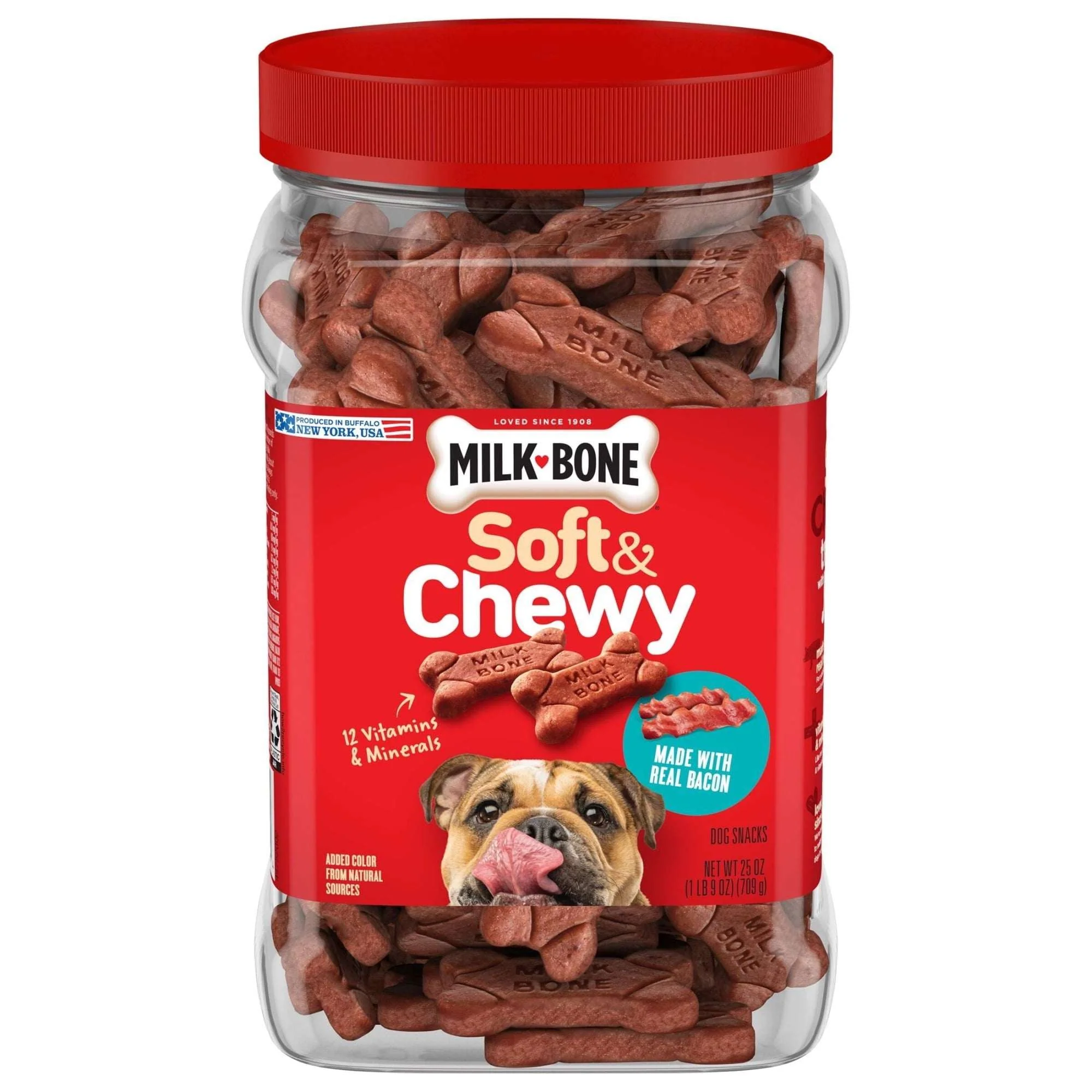 Milk Bone Soft & Chewy Dog Treats Made With Real Bacon, 5.6 oz Bag - Image 9