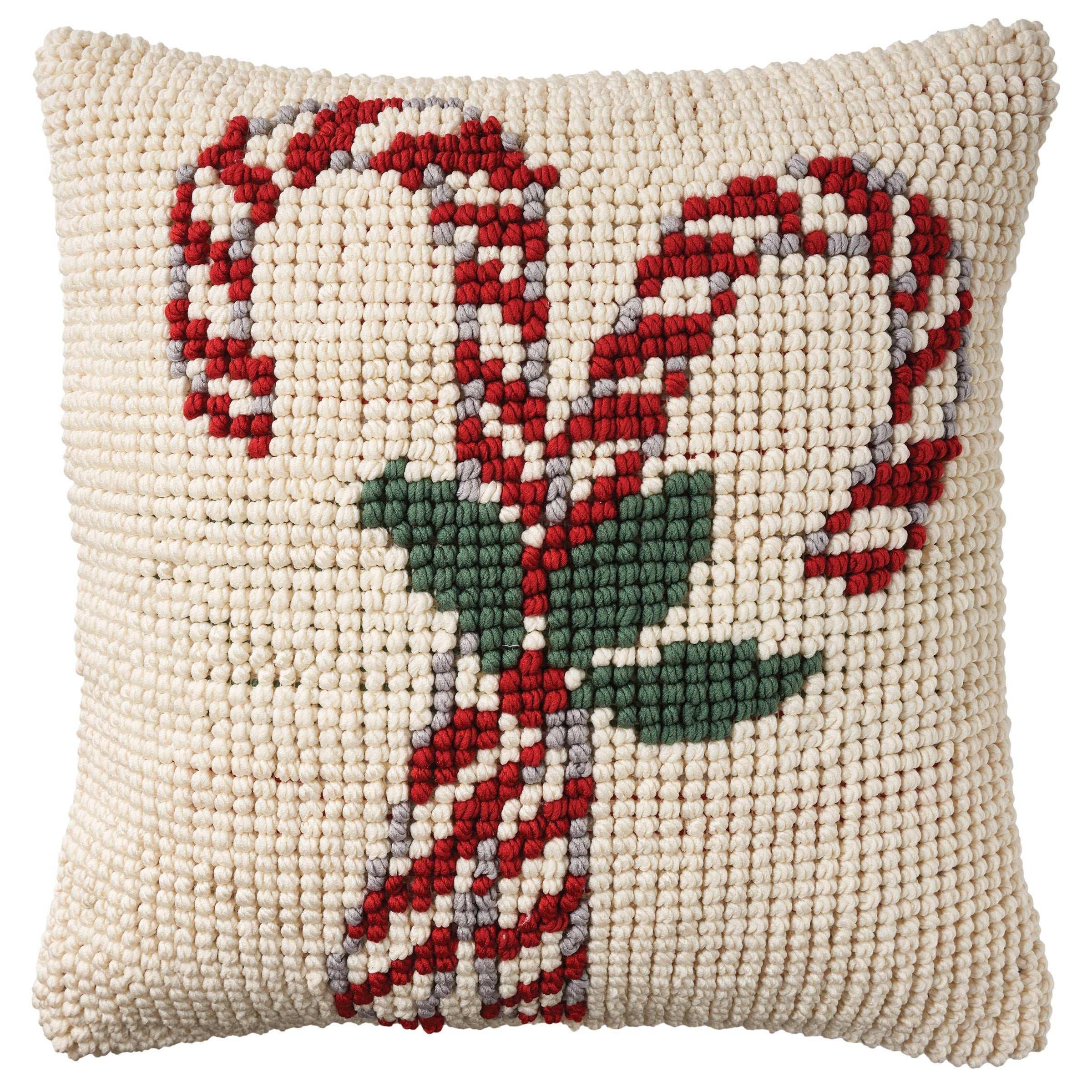 Mina Victory Loop Holiday Pillow, 22” x 22" - Image 5