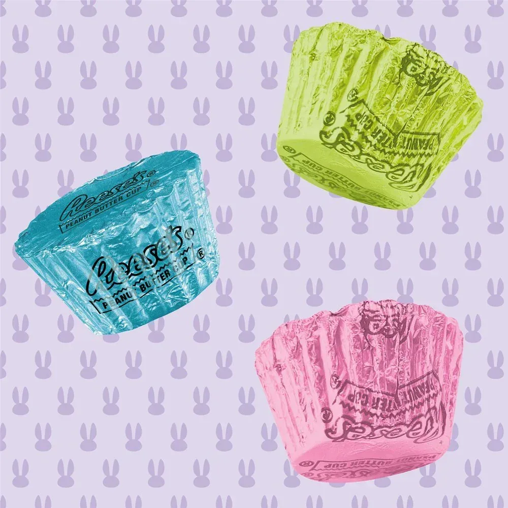 Miniatures Milk Chocolate Peanut Butter Cups Easter Candy, Bag 9.6 Oz - Image 3