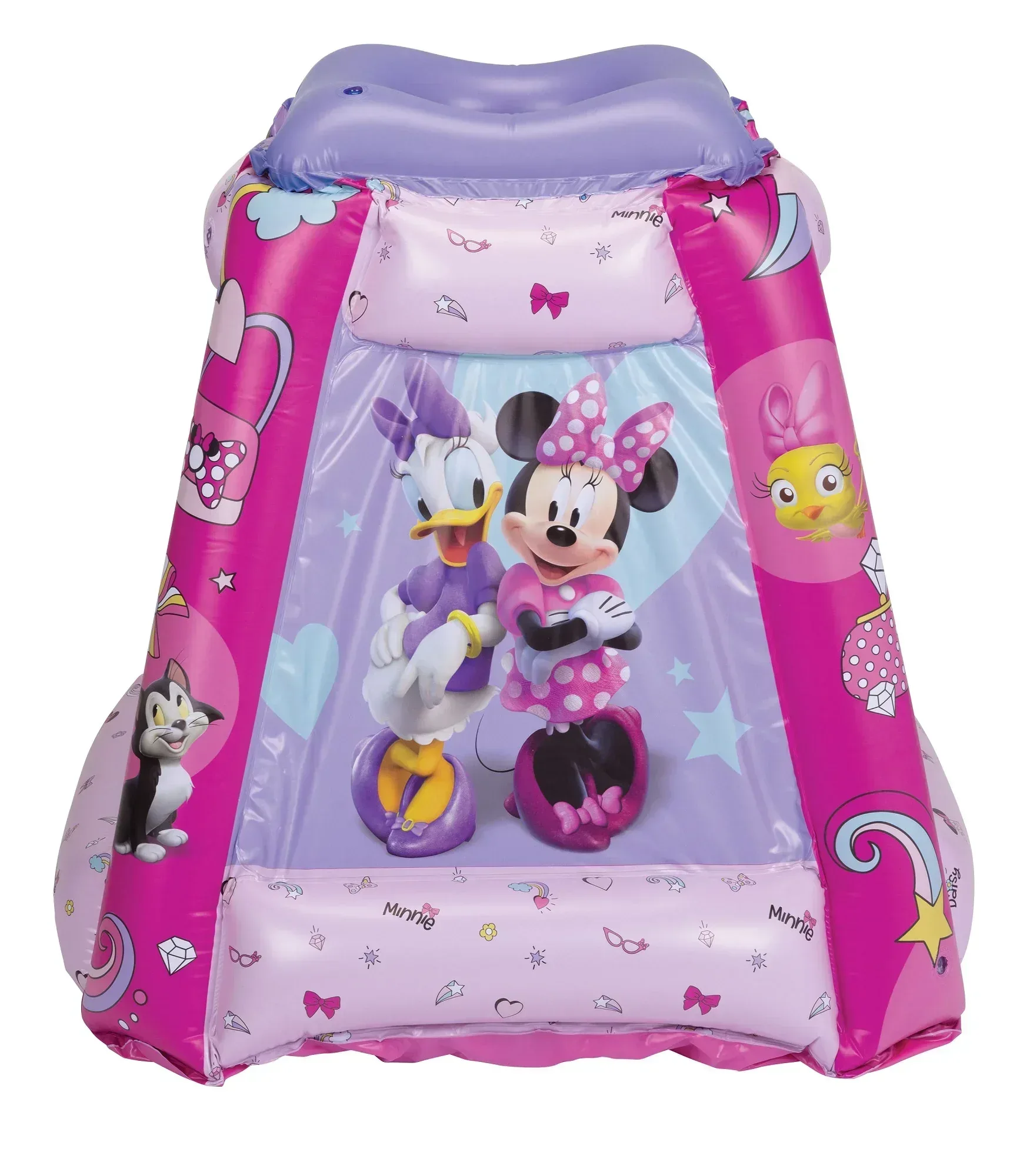 Minnie Mouse Preschool Indoor Inflatable Ball Pit Playland with 20 Soft Flex Balls, Ages 2-4, Pink - Image 6
