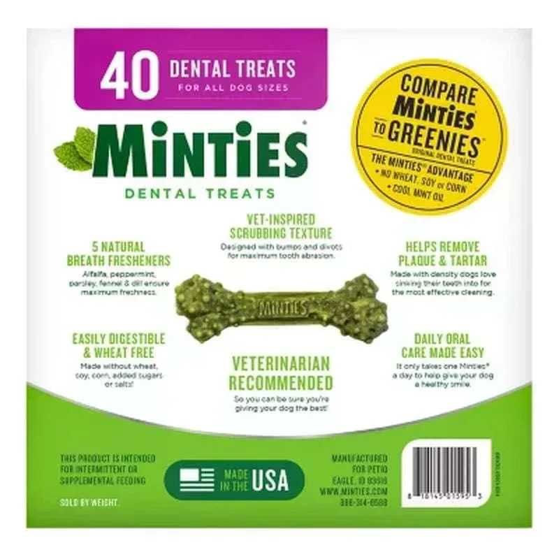 Minties Dental Dog Treats (40 Ct.) - Image 3