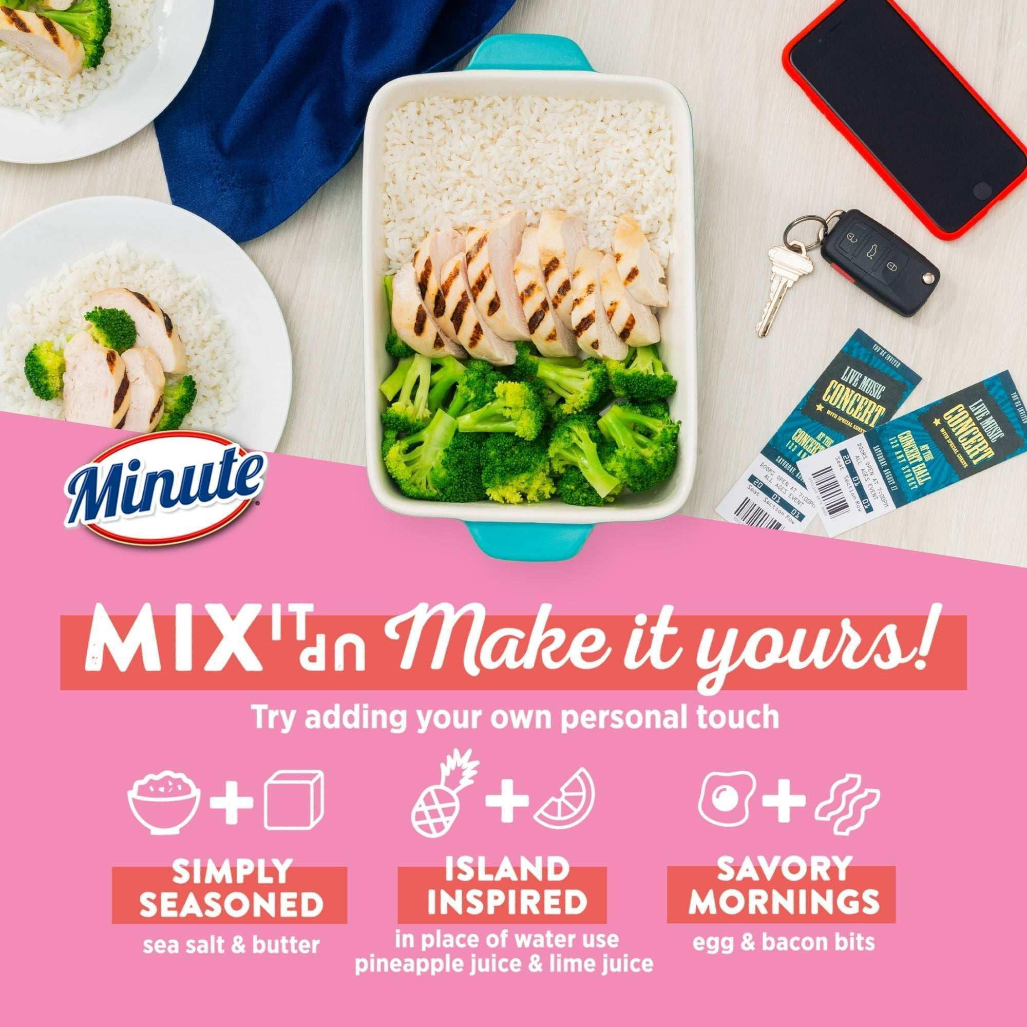 Minute Instant White Rice, Light and Fluffy, Gluten Free, 14 oz - Image 4