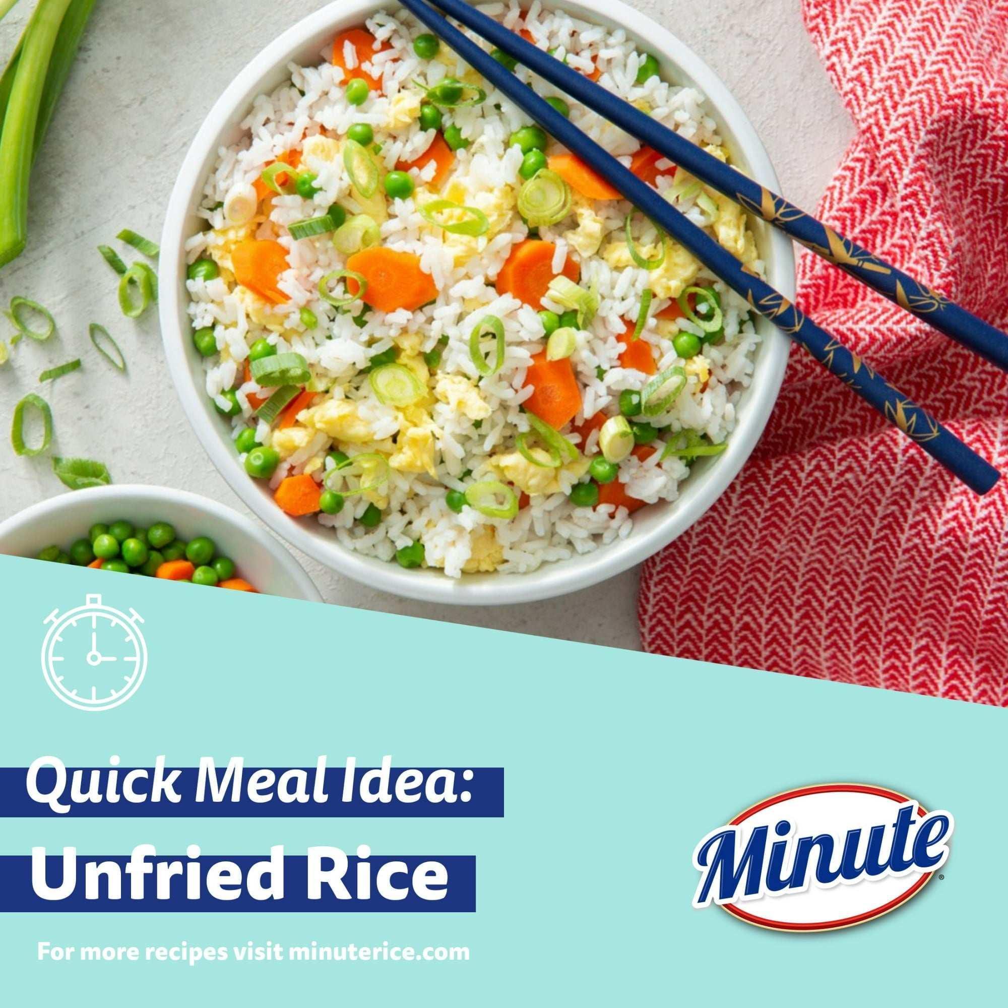 Minute Instant White Rice, Light and Fluffy, Gluten Free, 14 oz - Image 5