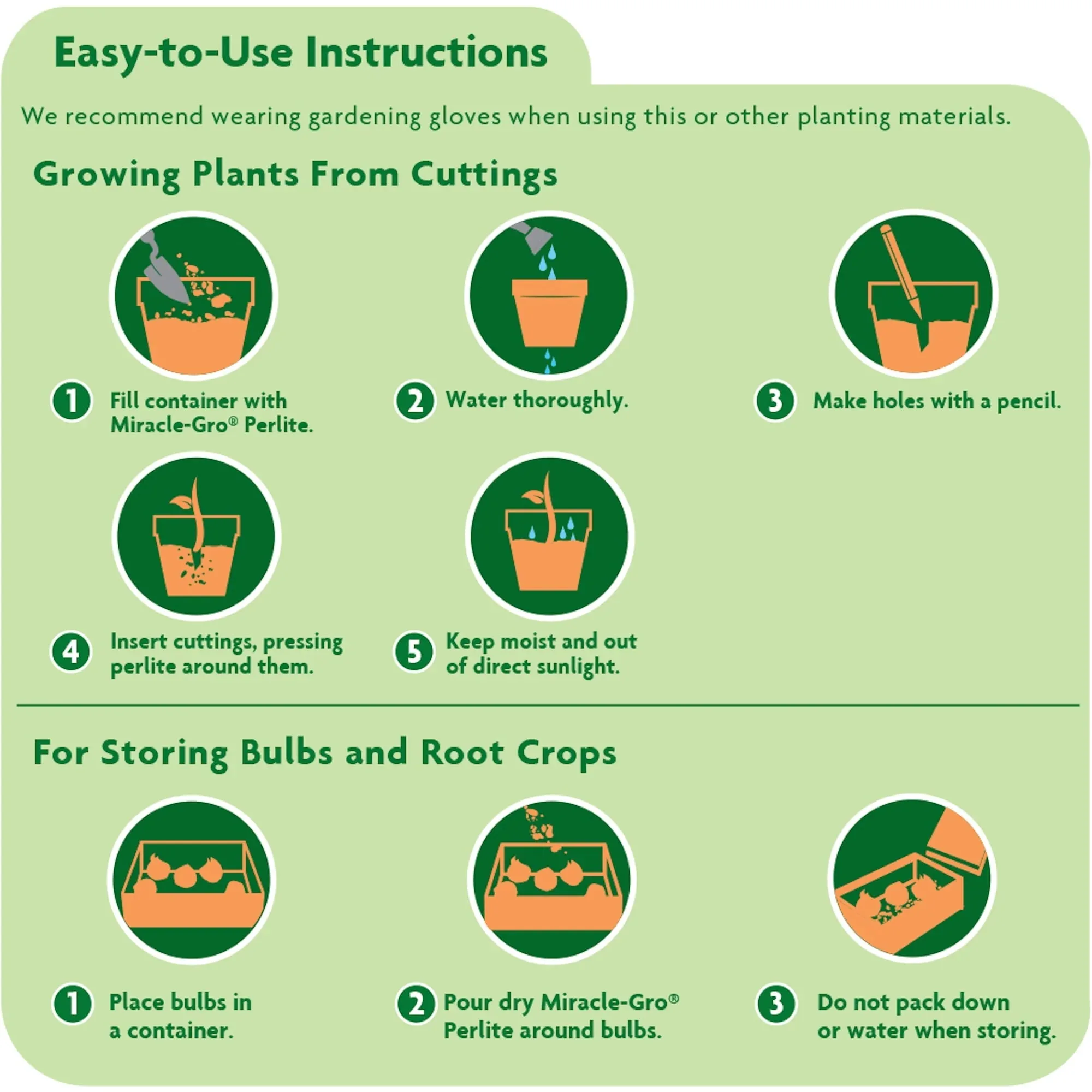 Miracle-Gro Perlite, 8 qt., Improves Drainage and Aeration in Potting Mixes - Image 2