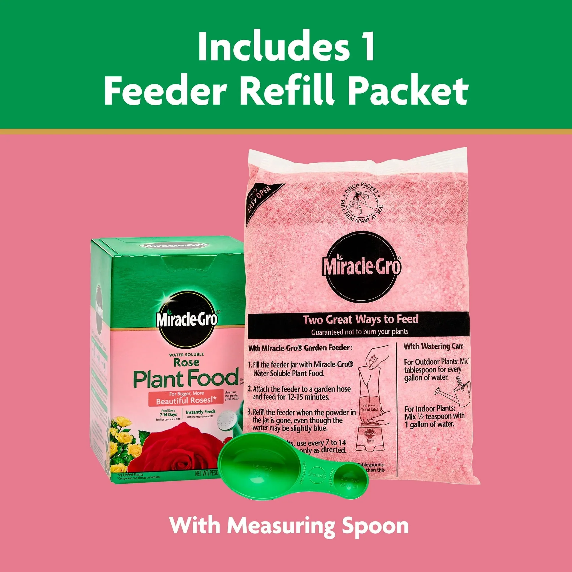 Miracle-Gro Water Soluble Rose Plant Food - Image 2