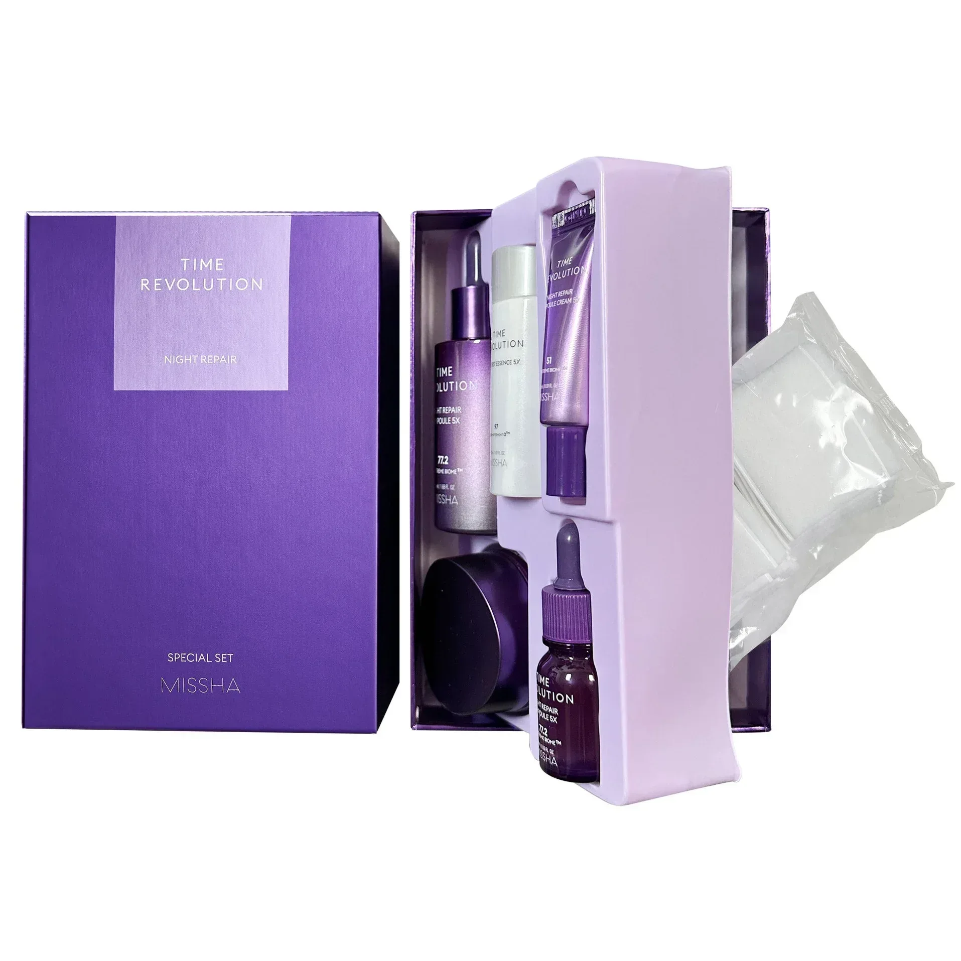 MISSHA Time Revolution Night Repair, 5-piece Set - Image 3