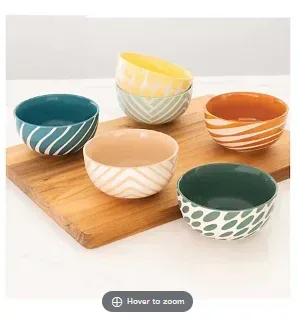Mix and Match Multi Purpose Dining Bowl Set, 6-Pc. - Image 2
