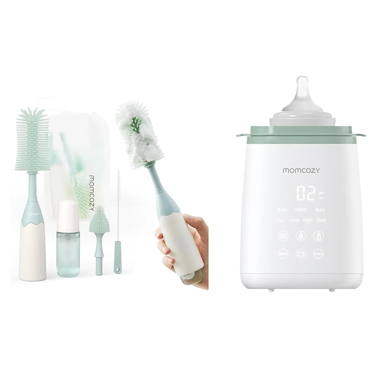 Momcozy Baby Bottle Warmer, 6-in-1 Smart Temperature Control, Fast Baby Food Heater, Steam Sterilizer & Momcozy Breastmilk Storage Bags, Temp-Sensing Discoloration Milk Storage Bags, 180ml/120 Count - Image 12