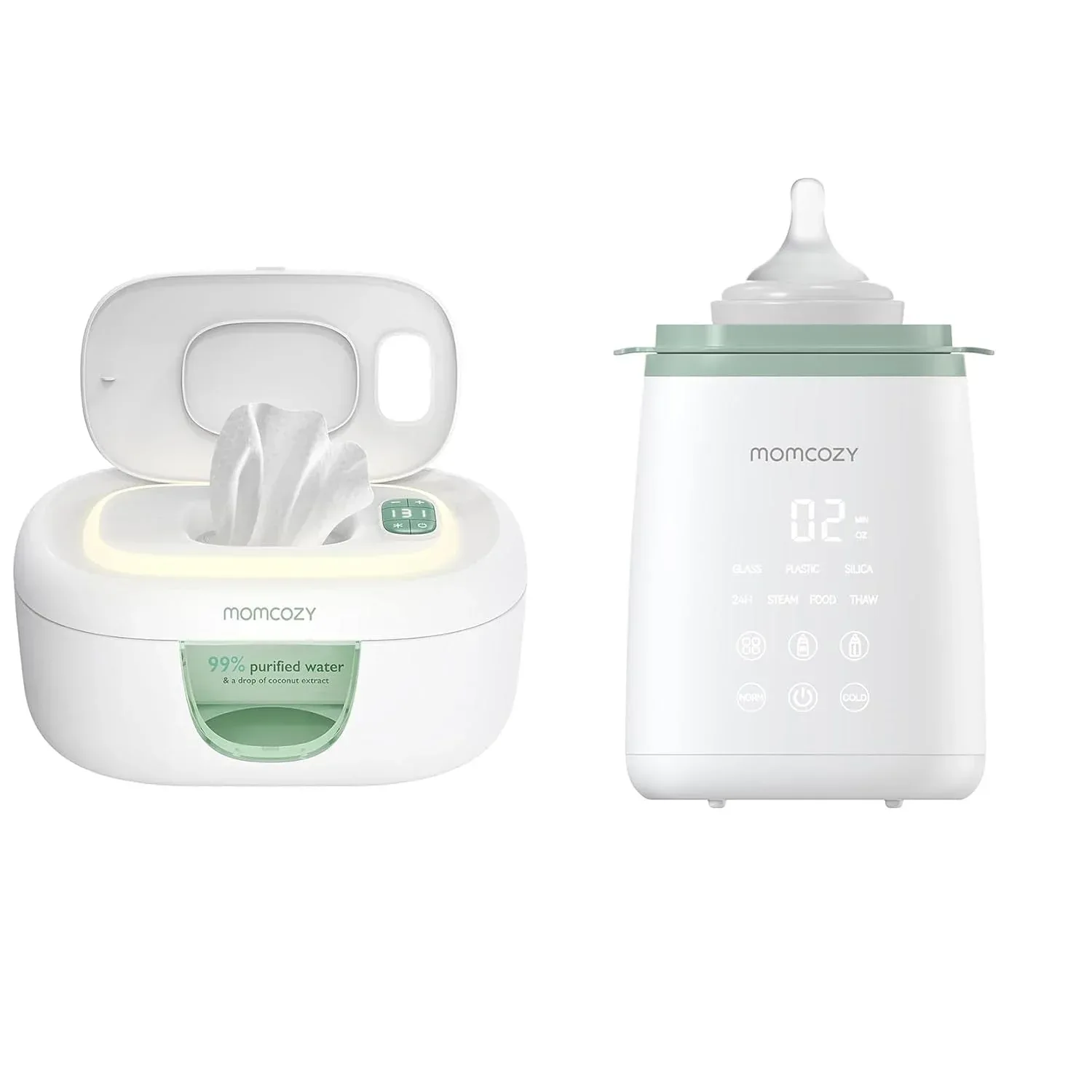 Momcozy Baby Bottle Warmer, 6-in-1 Smart Temperature Control, Fast Baby Food Heater, Steam Sterilizer & Momcozy Breastmilk Storage Bags, Temp-Sensing Discoloration Milk Storage Bags, 180ml/120 Count - Image 13