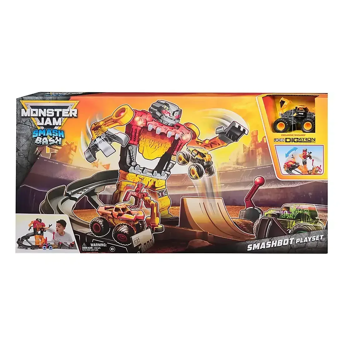 Monster Jam Smash & Bash Smashbot Playset - Image 2