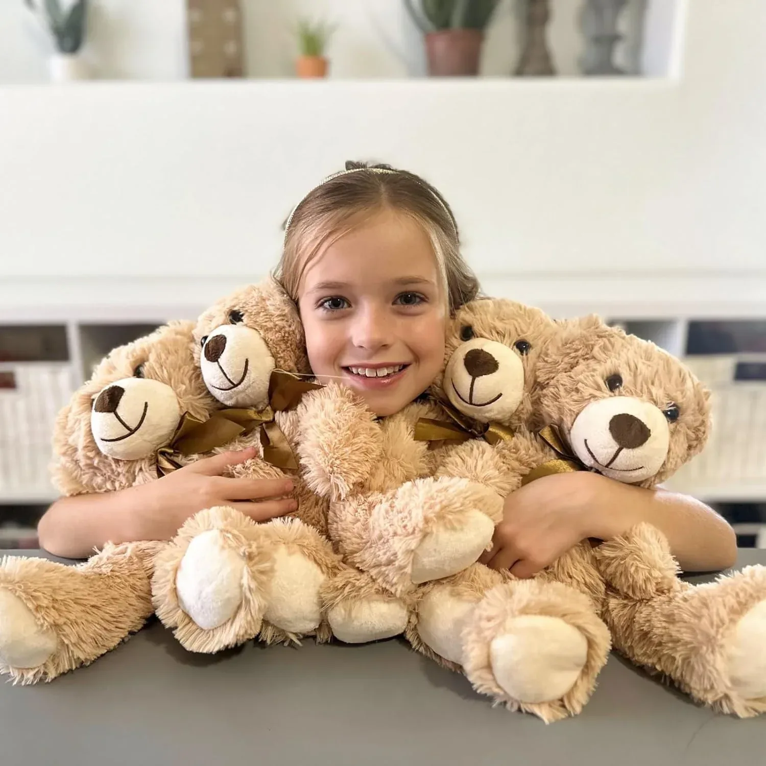 MorisMos 5 Packs Teddy Bears 14'' Bulk Stuffed Animals Plush Bear - Image 4