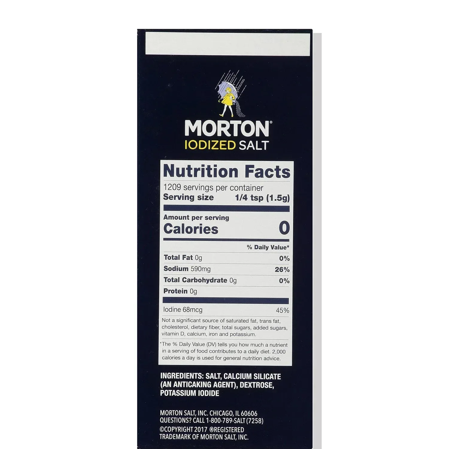 Morton Iodized Salt, 64 oz. - Image 3